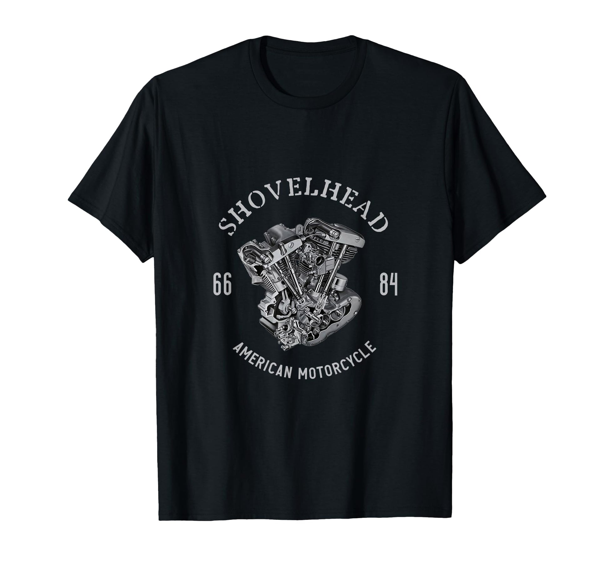 Old School Hd Motorcycle Vtwin T-Shirt - Novelty Apparel for Adults - T-Shirt, Sweatshirt, Hoodie