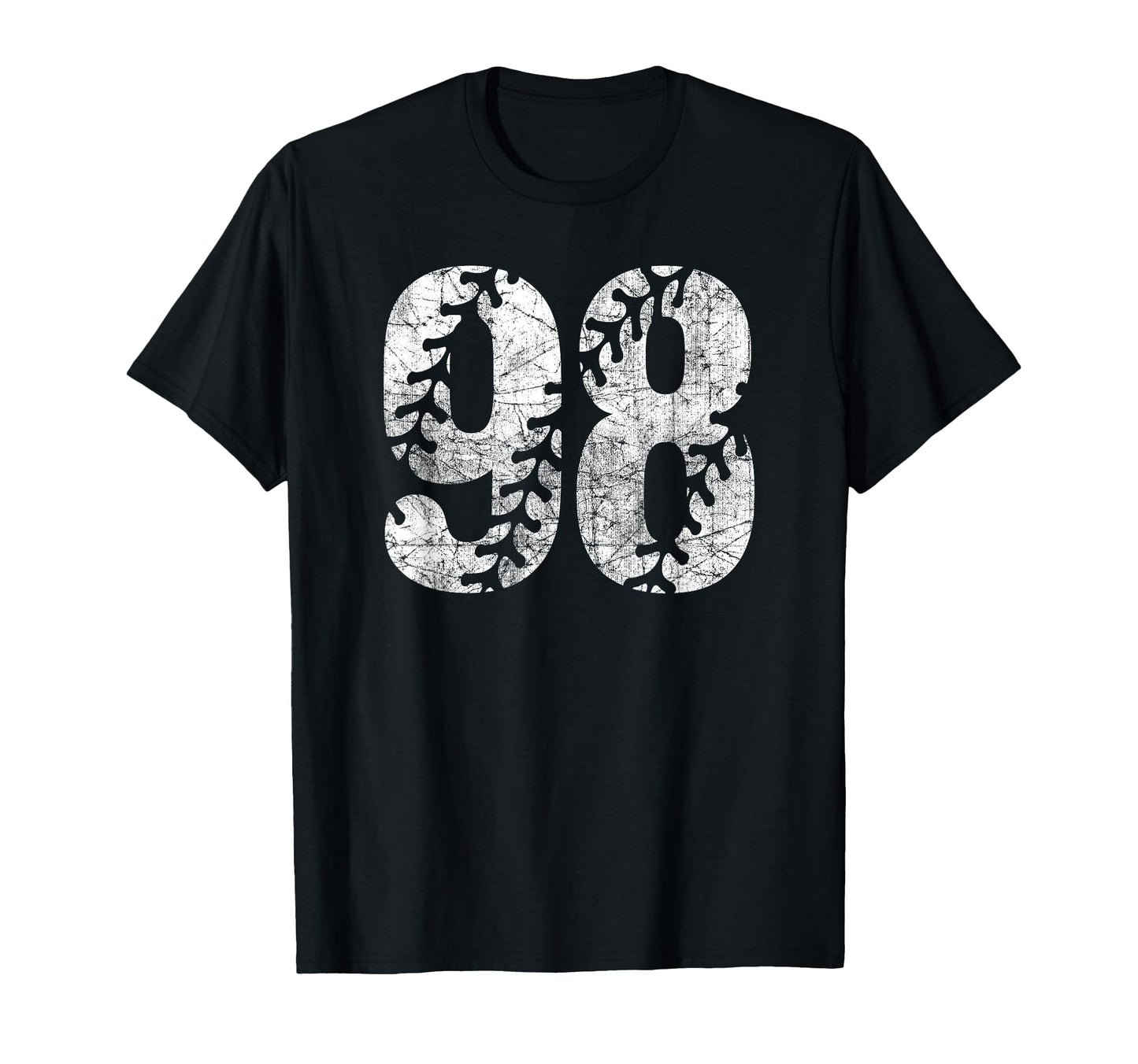 Baseball Softball Mom 98 Number 98 T-Shirt - Casual Everyday Wear Unisex - T-Shirt, Sweatshirt, Hoodie