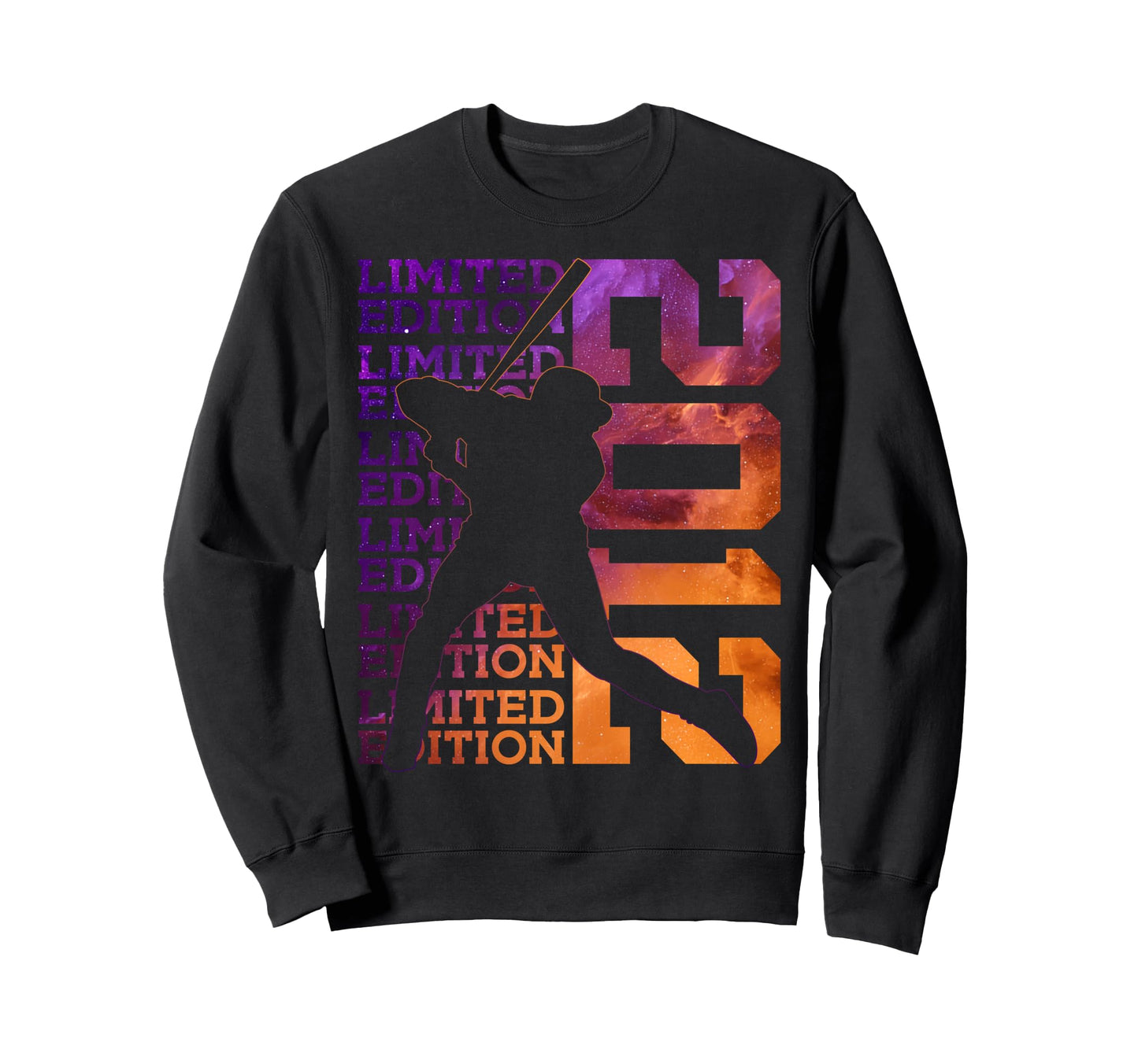 2012 Baseball 14Th Birthday Sweatshirt - Novelty Apparel for Adults - T-Shirt, Sweatshirt, Hoodie