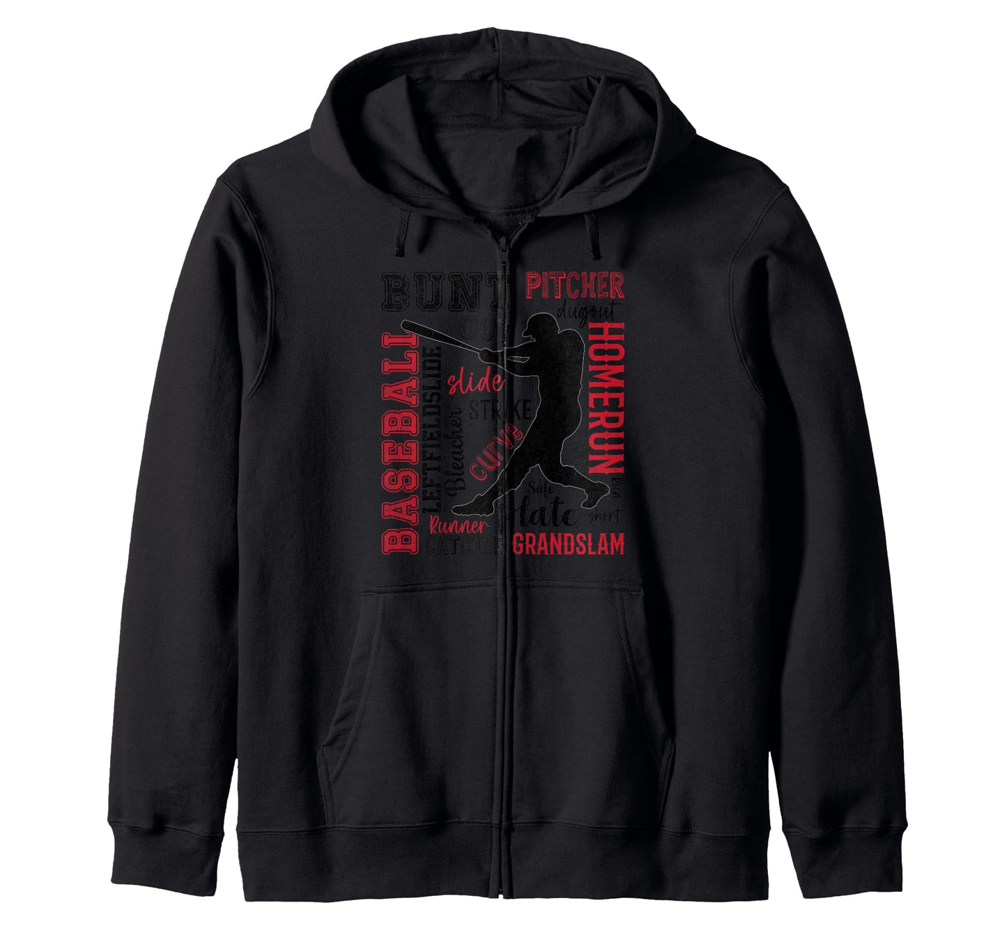 Baseball Pitcher Homerun Striek Slide Sweatshirt - Graphic Print Unisex - T-Shirt, Sweatshirt, Hoodie