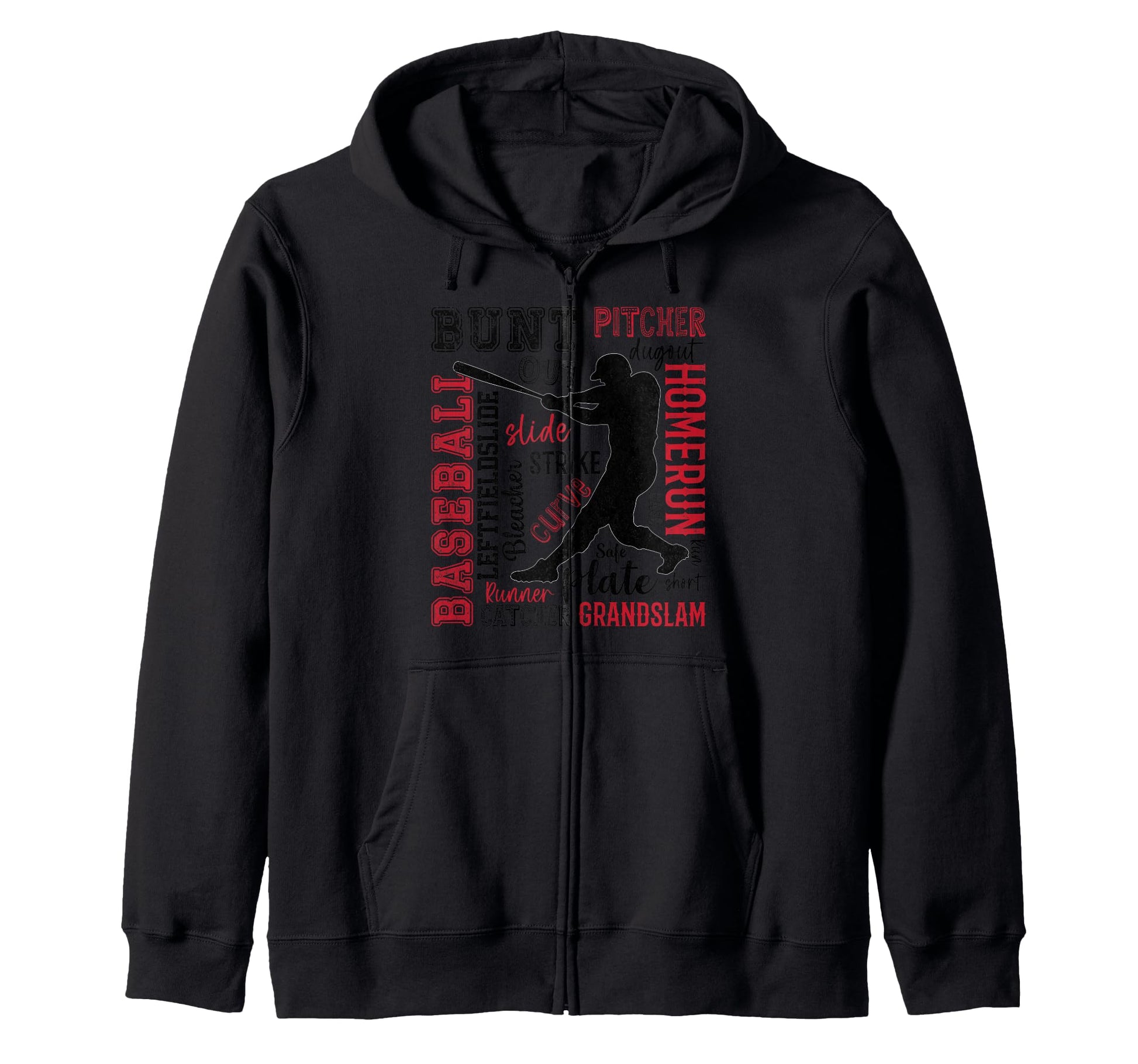 Baseball Pitcher Homerun Striek Slide Sweatshirt - Graphic Print Unisex - T-Shirt, Sweatshirt, Hoodie