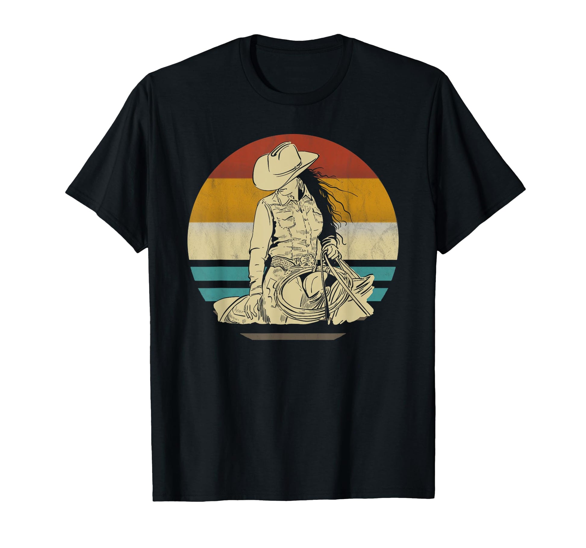 Western Riding Western Rider Riding T-Shirt - Novelty Apparel for Adults - T-Shirt, Sweatshirt, Hoodie
