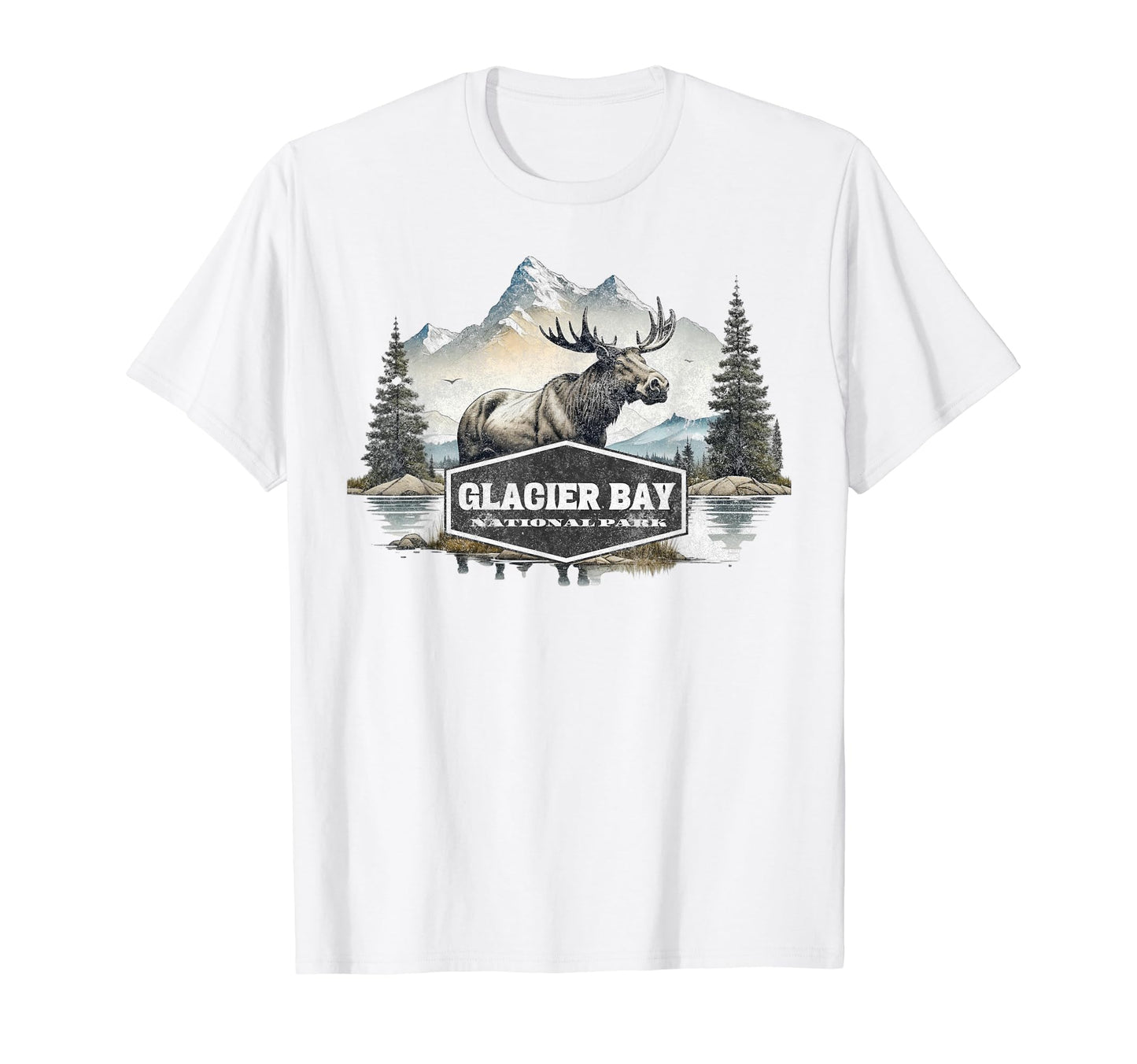Glacier Bay National Park Alaska Usa Outdoor Hoodie - Graphic Print Unisex - T-Shirt, Sweatshirt, Hoodie