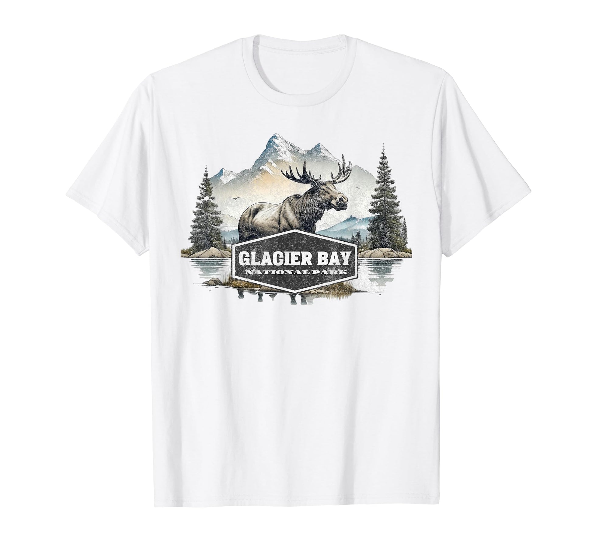 Glacier Bay National Park Alaska Usa Outdoor Hoodie - Graphic Print Unisex - T-Shirt, Sweatshirt, Hoodie