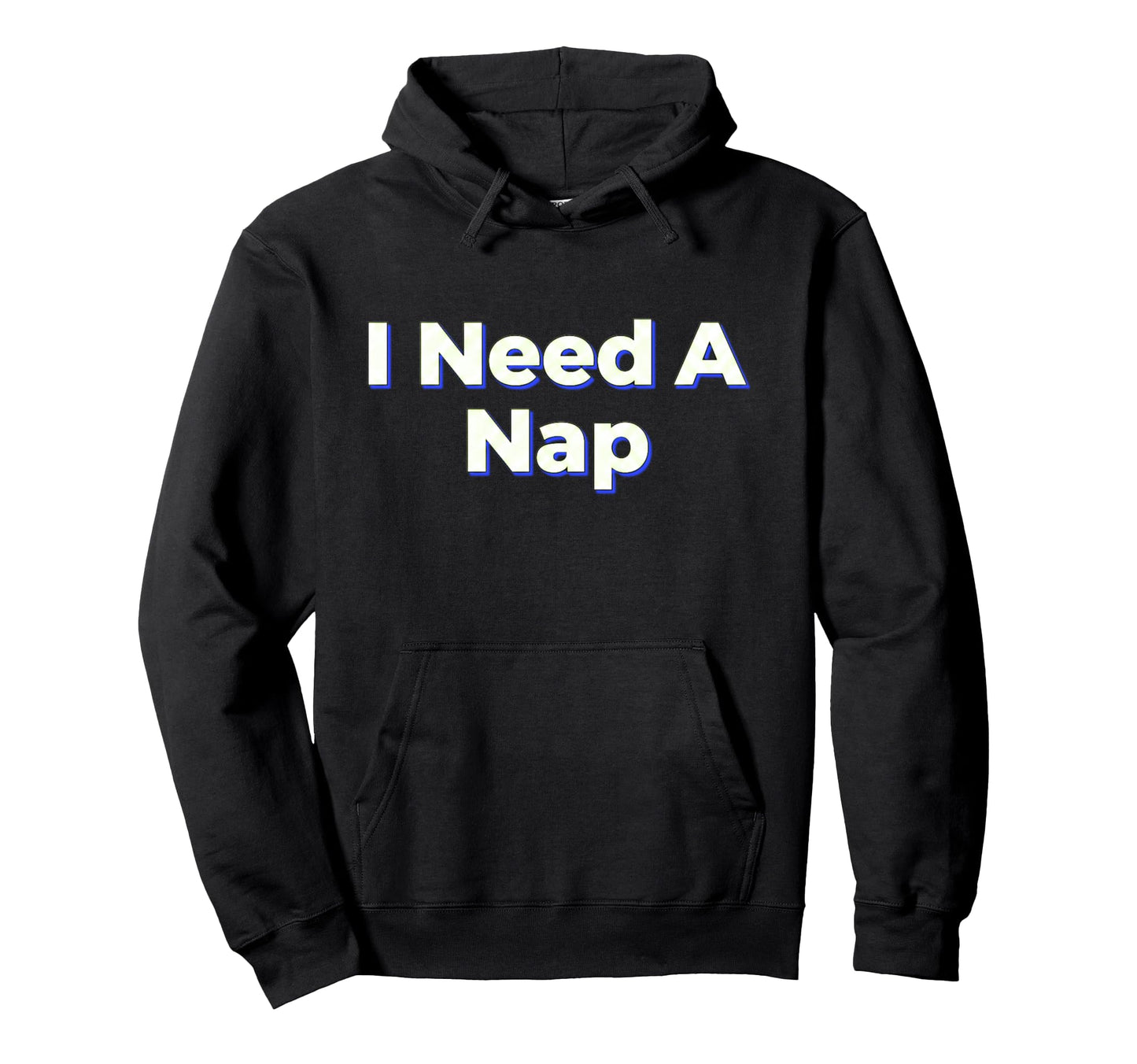 Funny Tired Sleepy Aesthetic Blue Hoodie - Aesthetic Graphic Unisex - T-Shirt, Sweatshirt, Hoodie