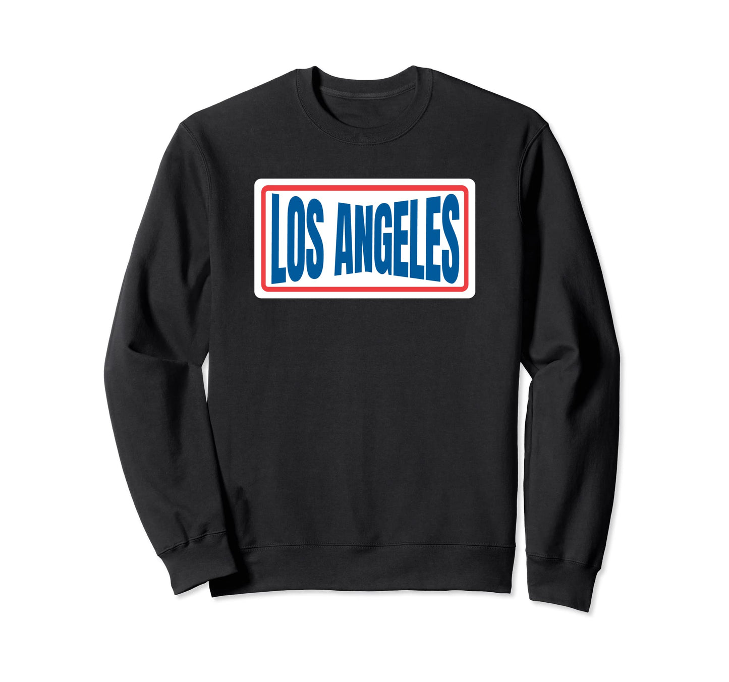 La Fun Los Angeles Blue Red La Stripes Sweatshirt - Novelty Apparel Unisex - T-Shirt, Sweatshirt, Hoodie
