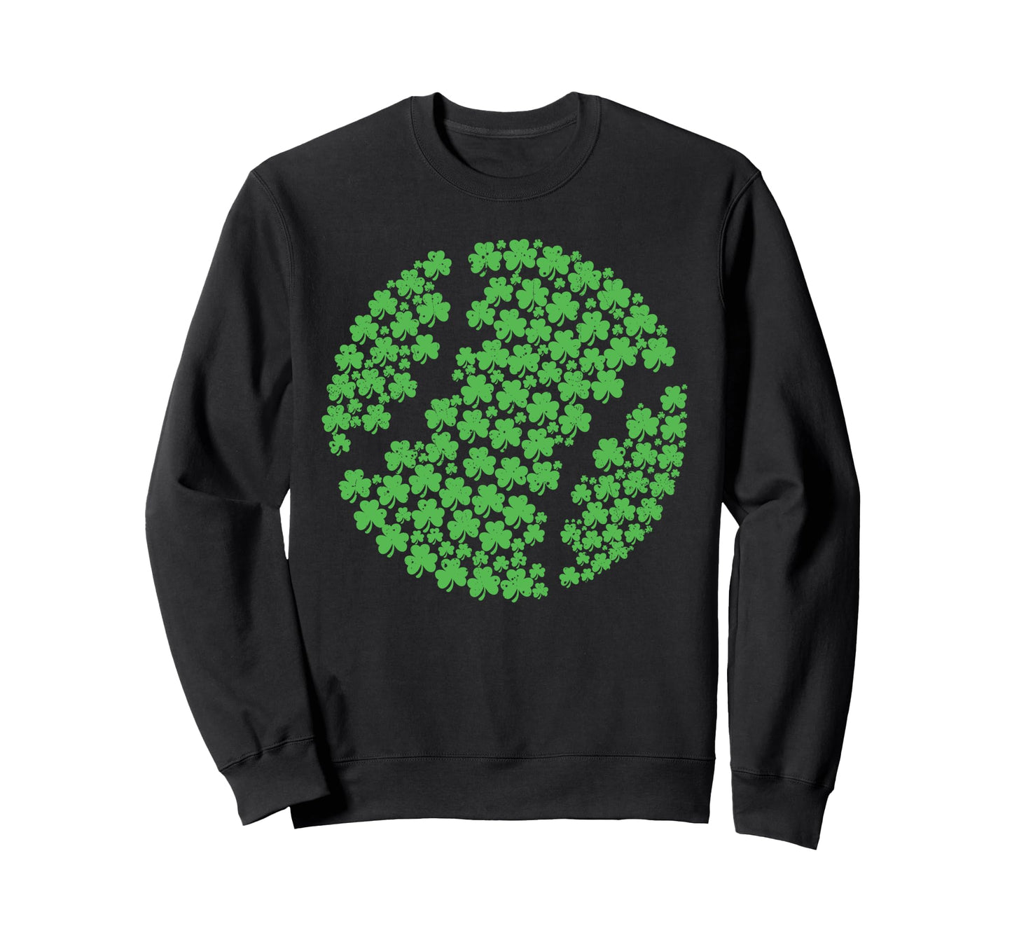 St Patricks Day Shamrock Baseball Sweatshirt - Aesthetic Graphic Men Women - T-Shirt, Sweatshirt, Hoodie