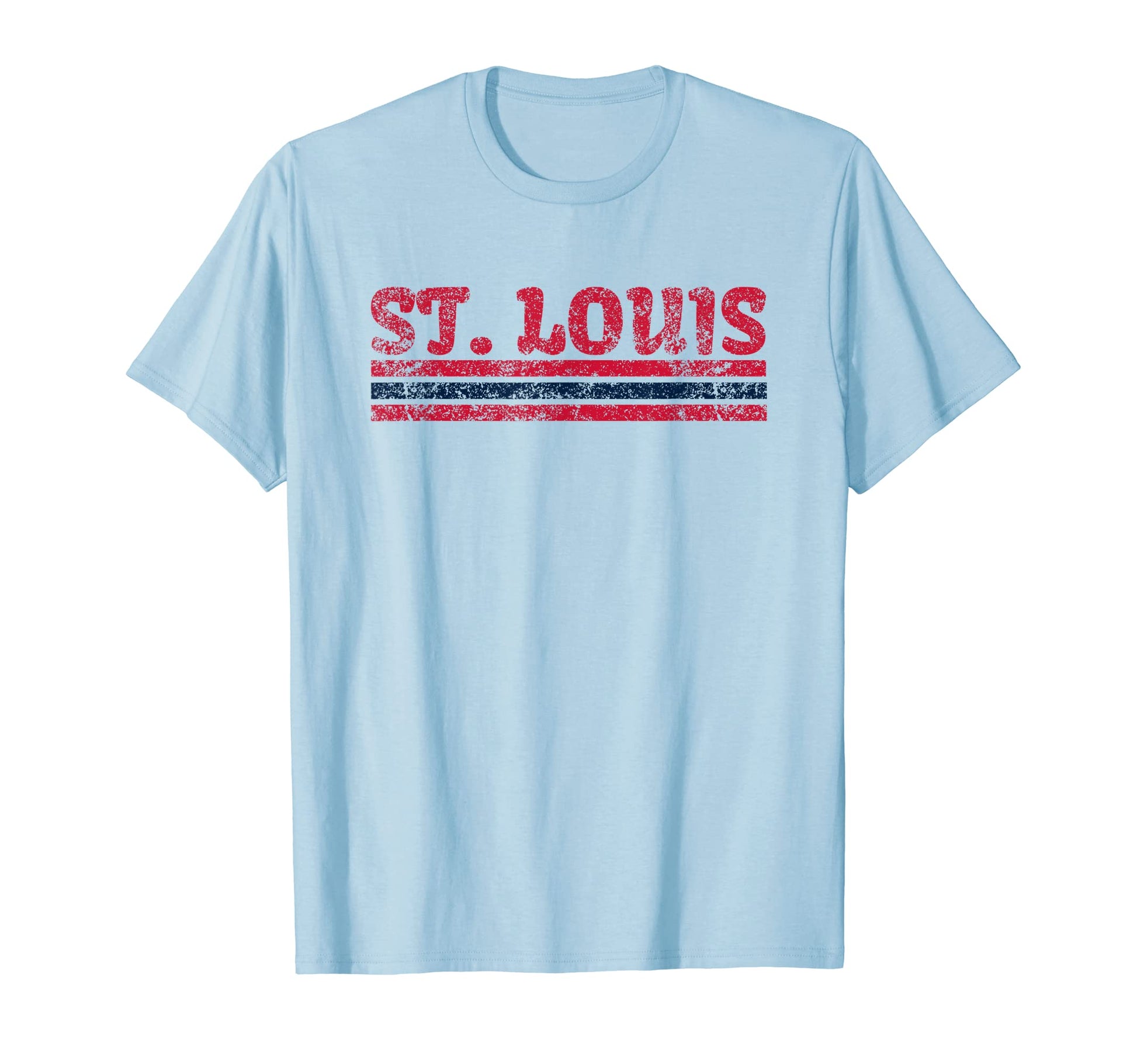 St Louis Missouri Weathered Stripe T-Shirt - Trendy Graphic Men Women - T-Shirt, Sweatshirt, Hoodie