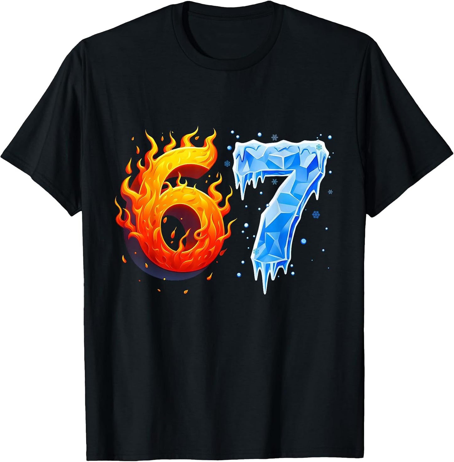 67 Meme Brainrot Gaming Six Seven Merch - Adult & Kids T-Shirts, Sweatshirts & Hoodies apparel design preview 1