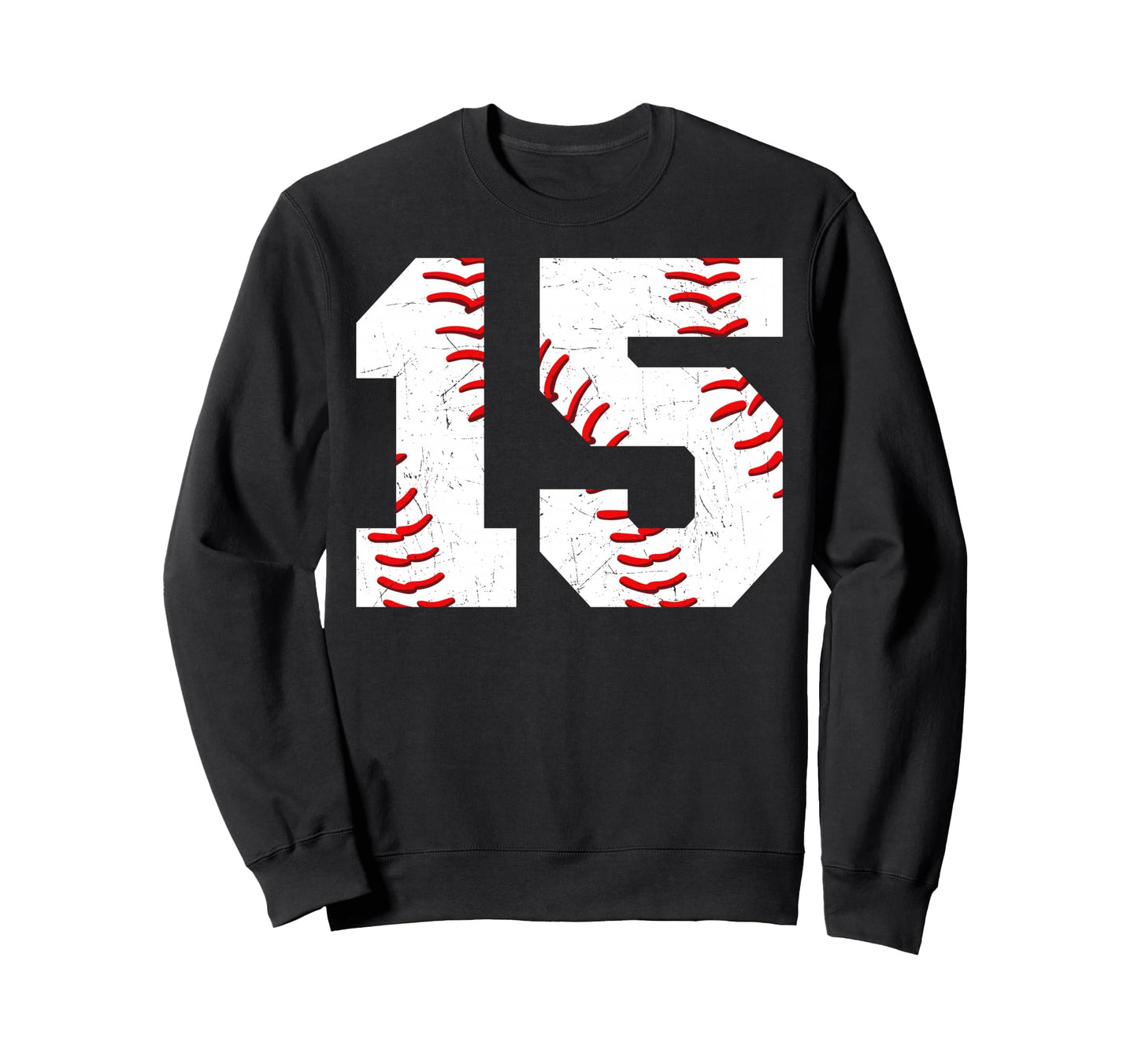 15 Birthday Baseball Theme Bday Sweatshirt - Streetwear Style for Adults - T-Shirt, Sweatshirt, Hoodie