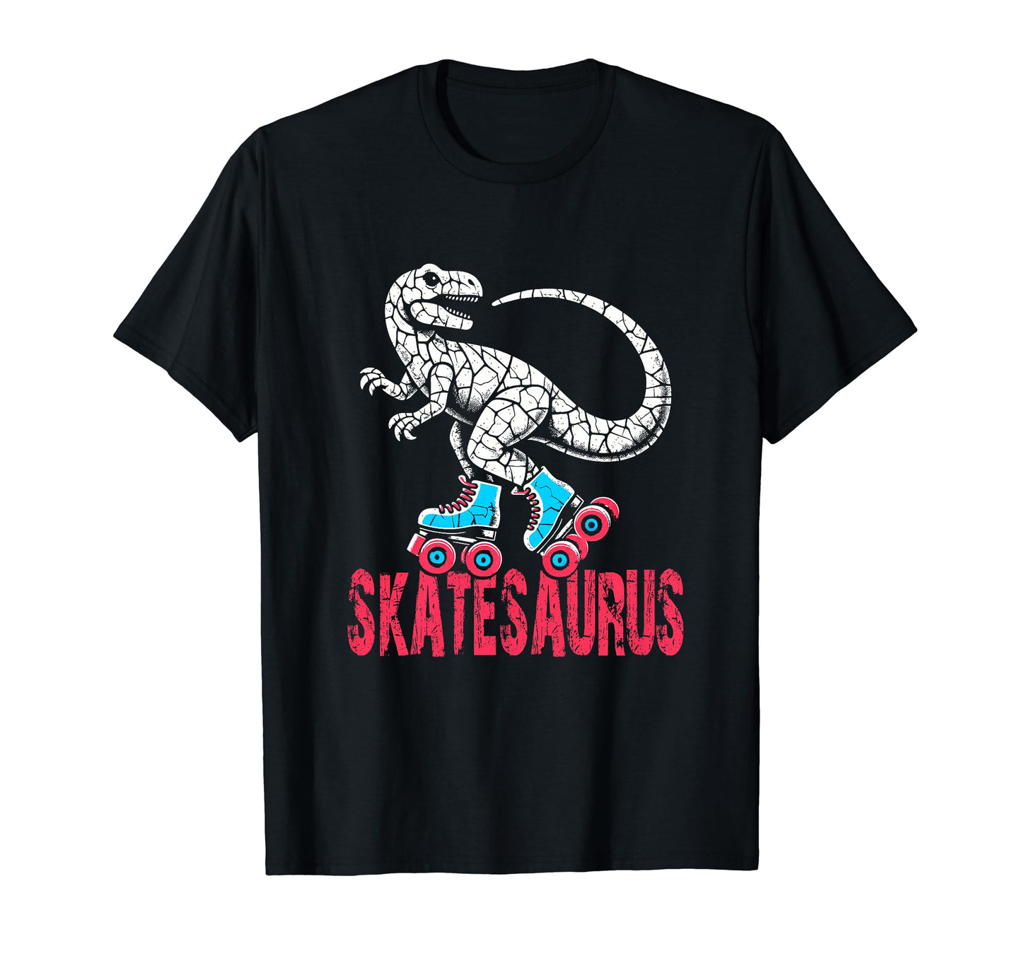 Skate Dinosaurs Roller Skating T-Shirt - Graphic Print for Adults - T-Shirt, Sweatshirt, Hoodie