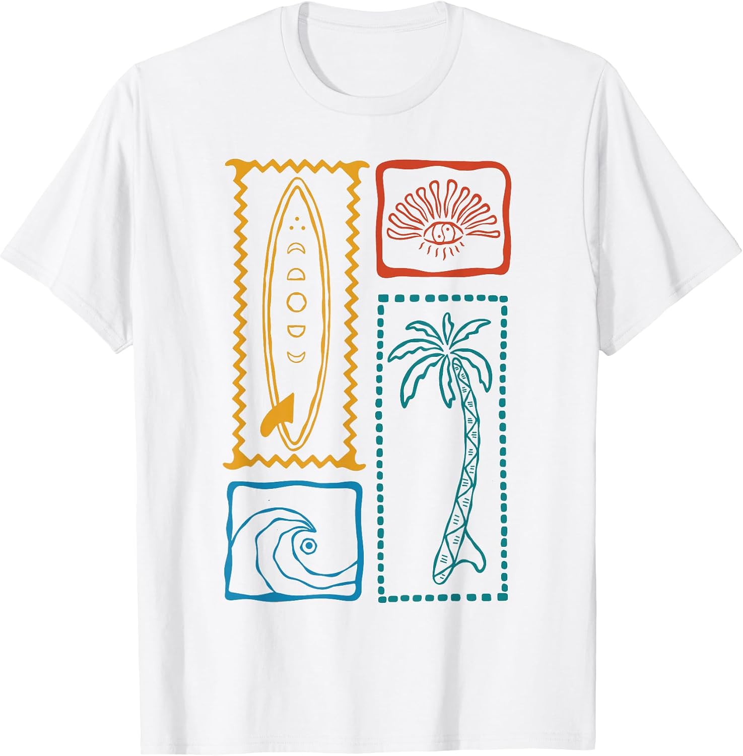 Summer Vacation Vibes Retro - Adult & Kids T-Shirts, Sweatshirts & Hoodies apparel design preview 1