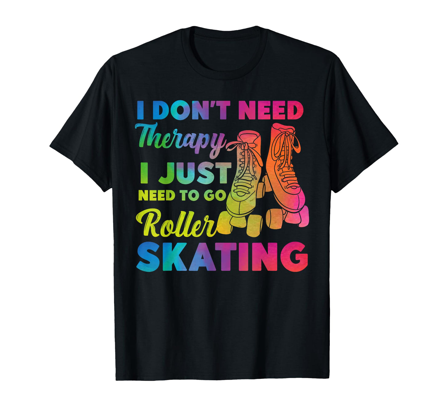 Roller Skating Skate 1970S Watercolor T-Shirt - Graphic Print Unisex - T-Shirt, Sweatshirt, Hoodie