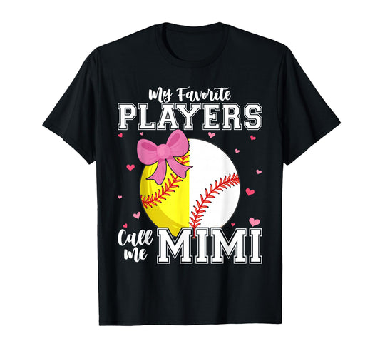 Baseball Grandma Favorite Softball T-Shirt - Novelty Apparel Unisex - T-Shirt, Sweatshirt, Hoodie
