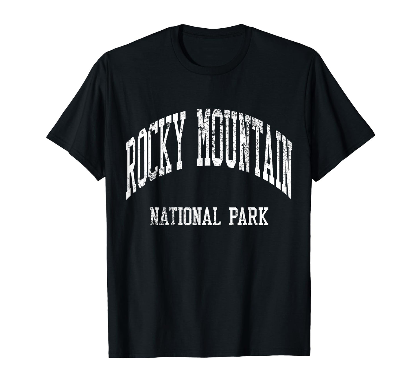 Rocky Mountain National Park 70S T-Shirt - Casual Everyday Wear for Adults - T-Shirt, Sweatshirt, Hoodie