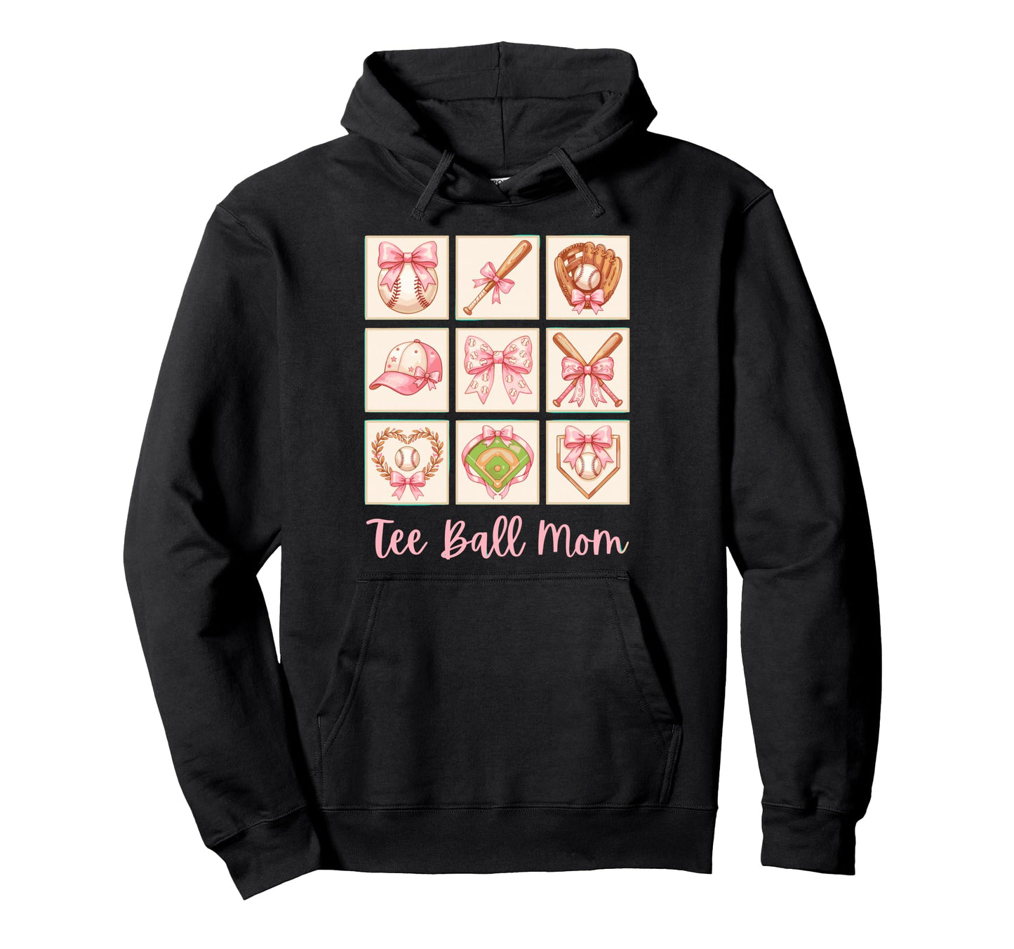 Baseball Supporter Bow Matching Sweatshirt - Minimalist Print Men Women - T-Shirt, Sweatshirt, Hoodie