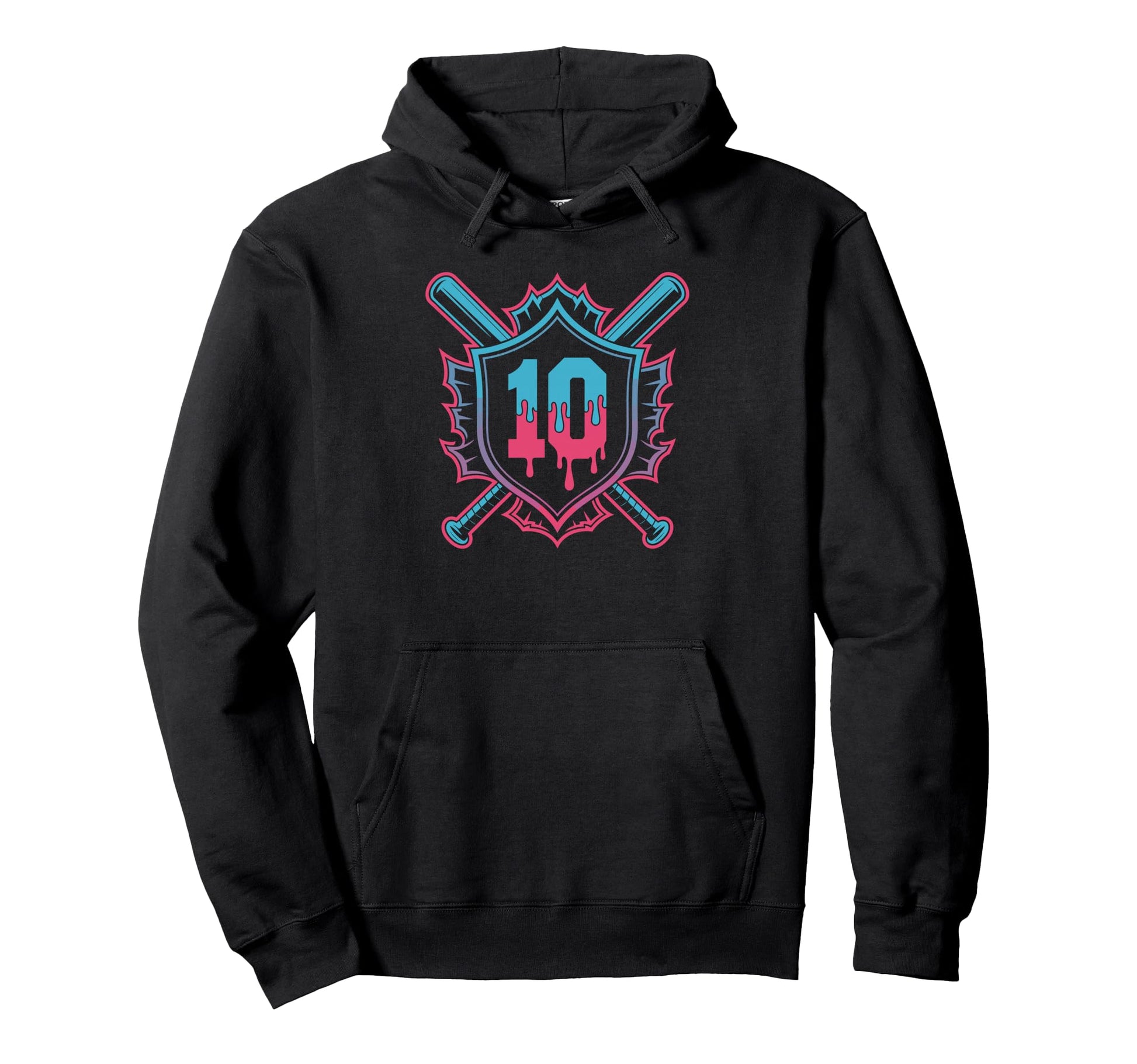10Th Birthday Baseball Joy Who Loves Hoodie - Aesthetic Graphic for Adults - T-Shirt, Sweatshirt, Hoodie