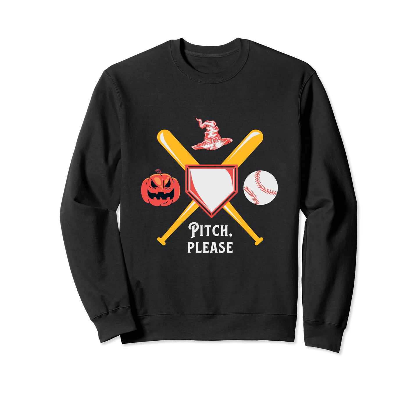 Funny Baseball Player Pitch Sweatshirt - Casual Everyday Wear Unisex - T-Shirt, Sweatshirt, Hoodie