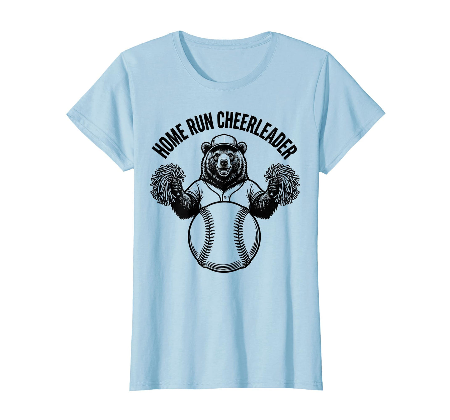 Baseball Mama Home Run Cheerleader T-Shirt - Streetwear Style Unisex - T-Shirt, Sweatshirt, Hoodie