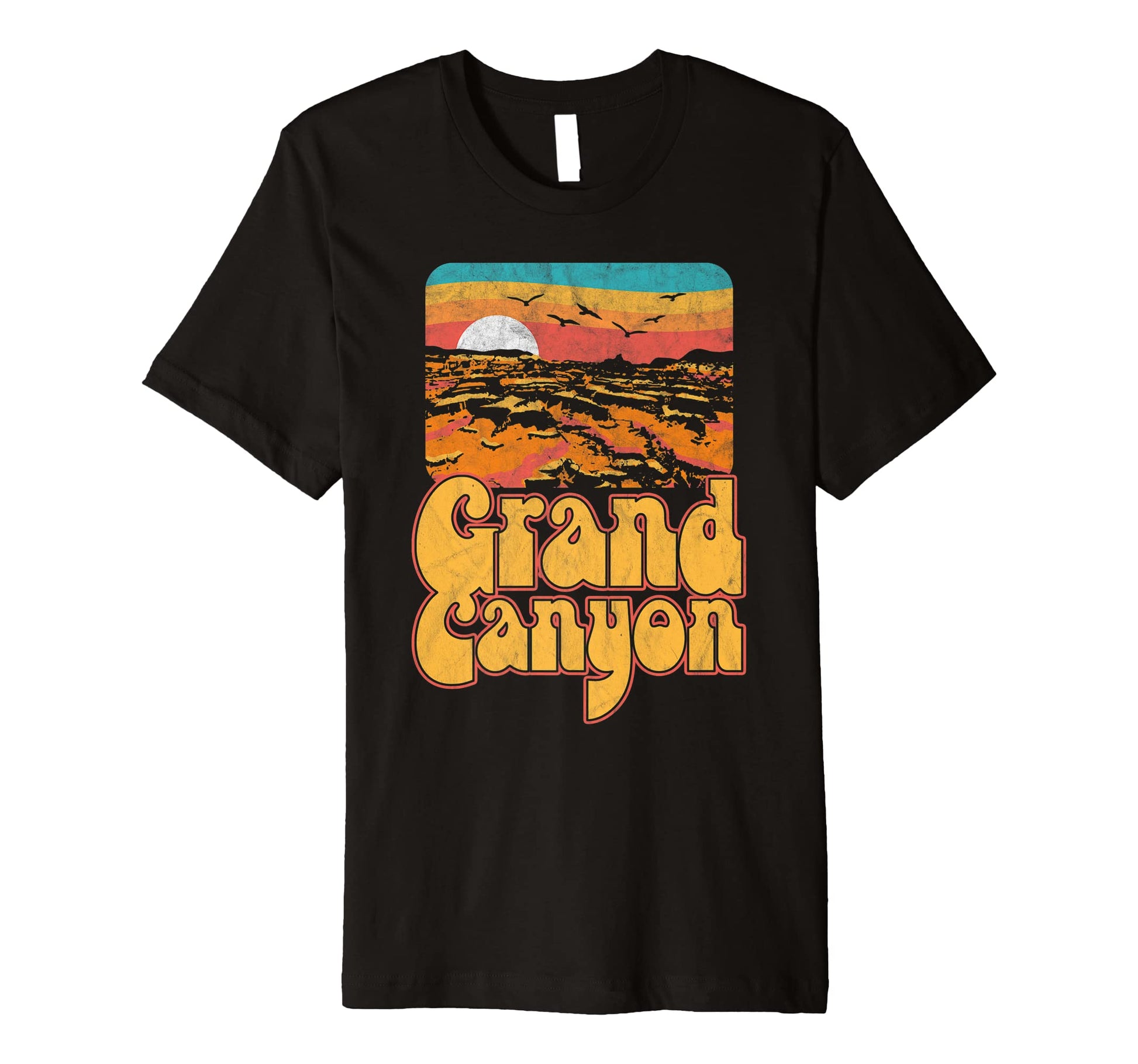 80S Grand Canyon National Park T-Shirt - Casual Everyday Wear Unisex - T-Shirt, Sweatshirt, Hoodie