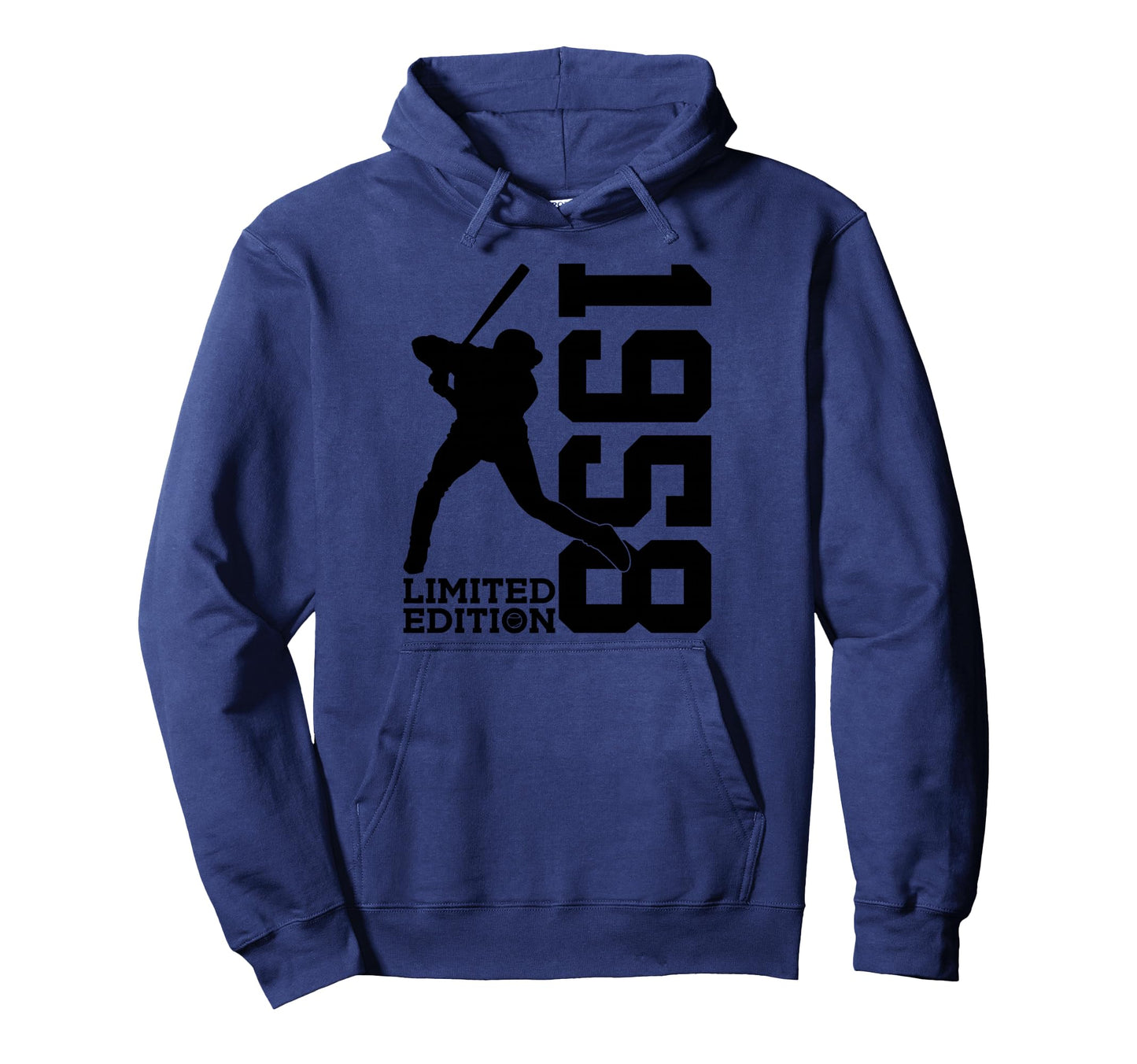 68Th Birthday Baseball 1958 Hoodie - Trendy Graphic Men Women - T-Shirt, Sweatshirt, Hoodie
