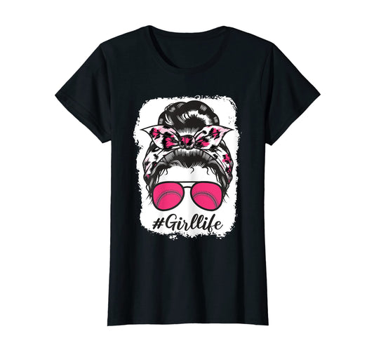 Baseball Life Leopard Game Day Lover T-Shirt - Custom Art Print Unisex - T-Shirt, Sweatshirt, Hoodie