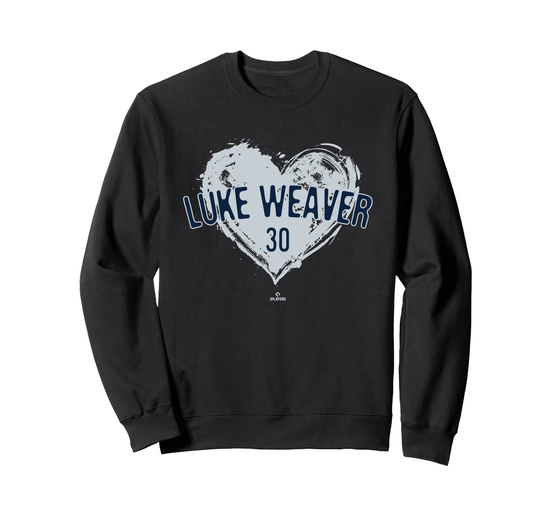 Distressed Heart Luke Weaver Sweatshirt - Fun Novelty Design for Adults - T-Shirt, Sweatshirt, Hoodie