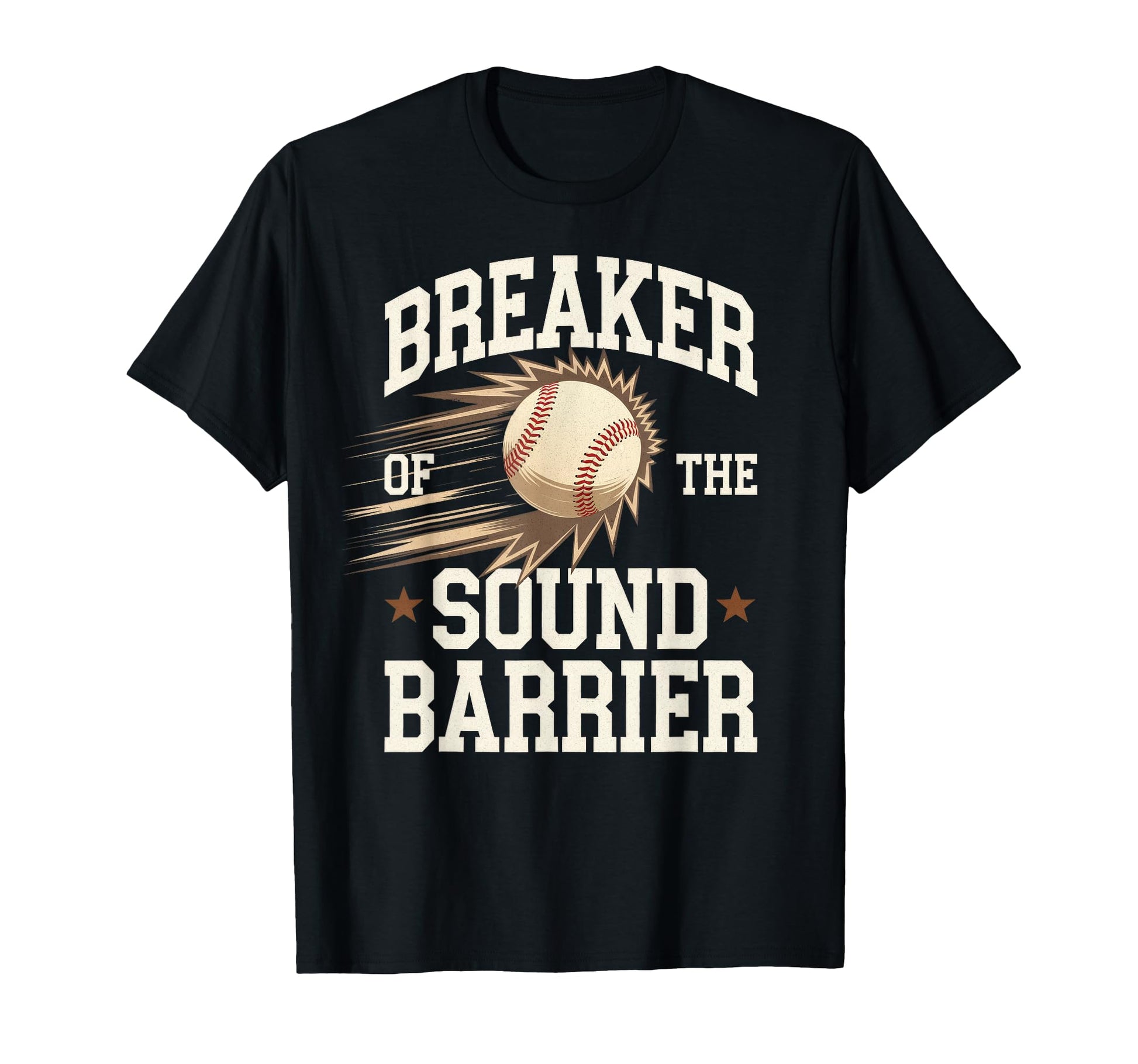 Breaker Sound Barrier Baseball Pitcher T-Shirt - Unique Graphic Men Women - T-Shirt, Sweatshirt, Hoodie