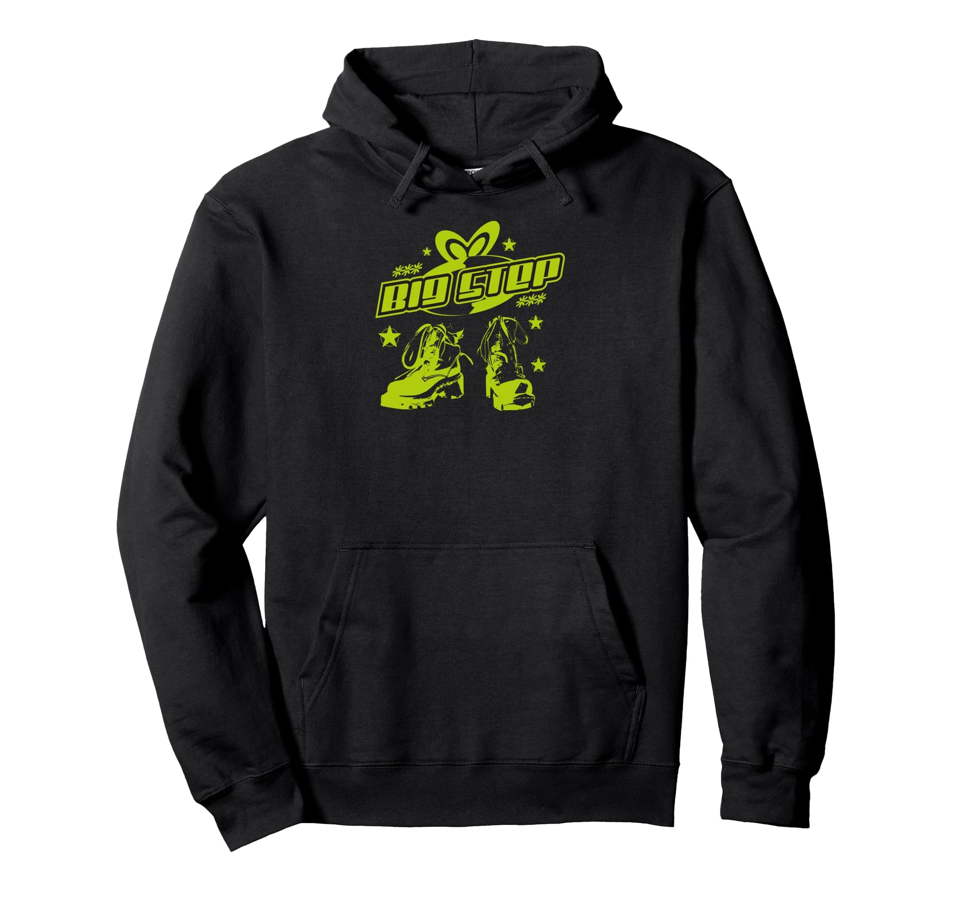 Y2K Boots Bold Urban Graffiti Aesthetic Hoodie - Graphic Print Men Women - T-Shirt, Sweatshirt, Hoodie
