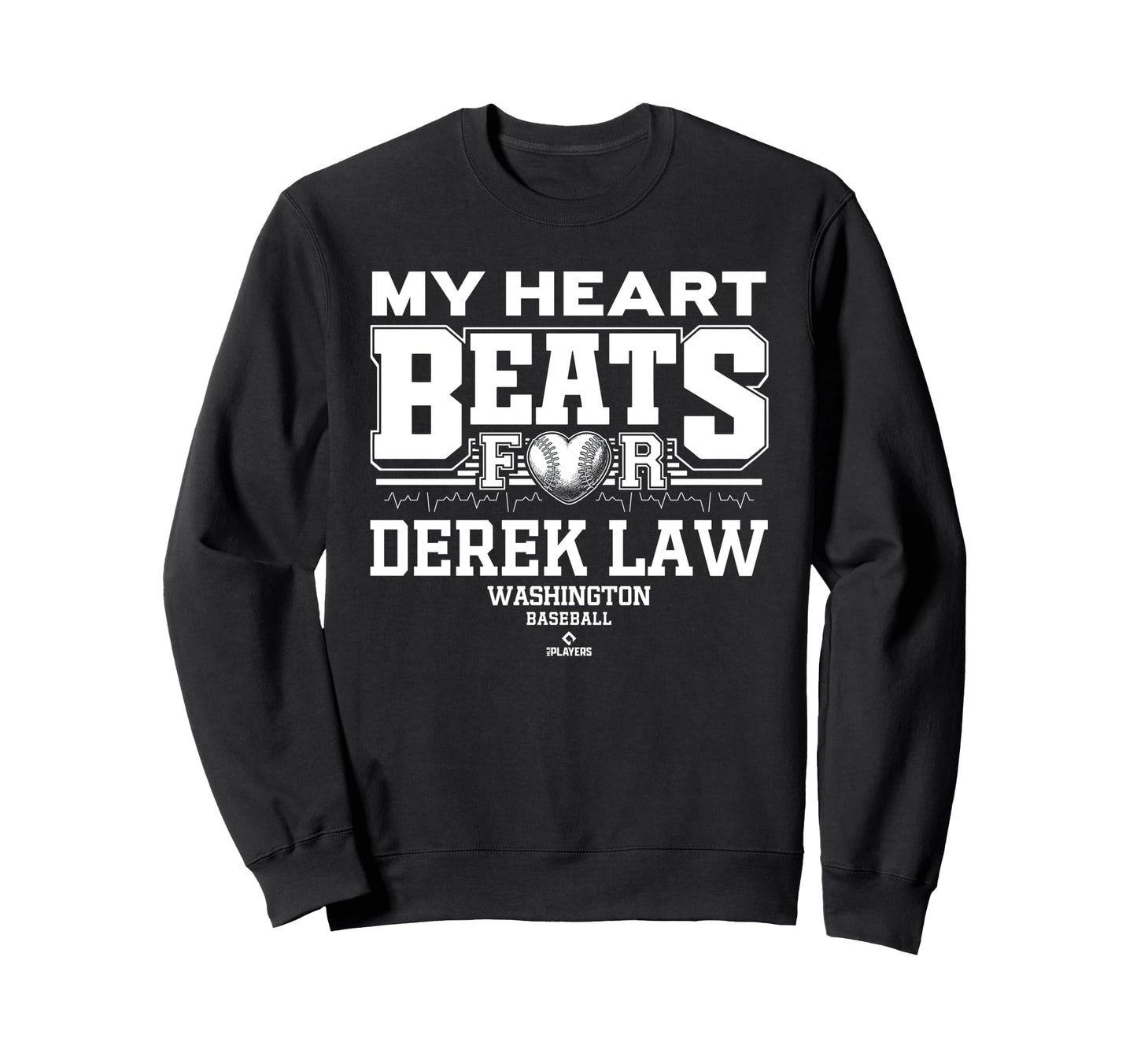 My Heart Beats Derek Law Washington Sweatshirt - Graphic Print Unisex - T-Shirt, Sweatshirt, Hoodie