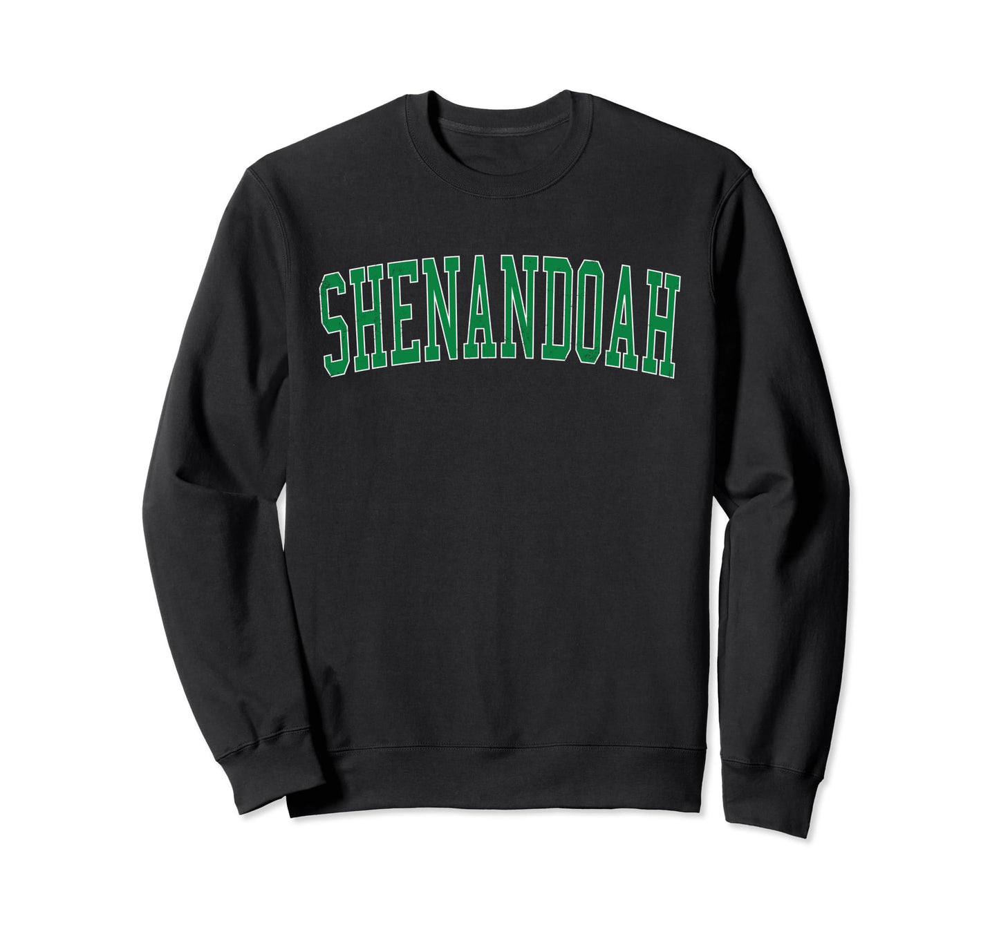 Shenandoah La Distressed Green Varsity Sweatshirt - Graphic Print Unisex - T-Shirt, Sweatshirt, Hoodie