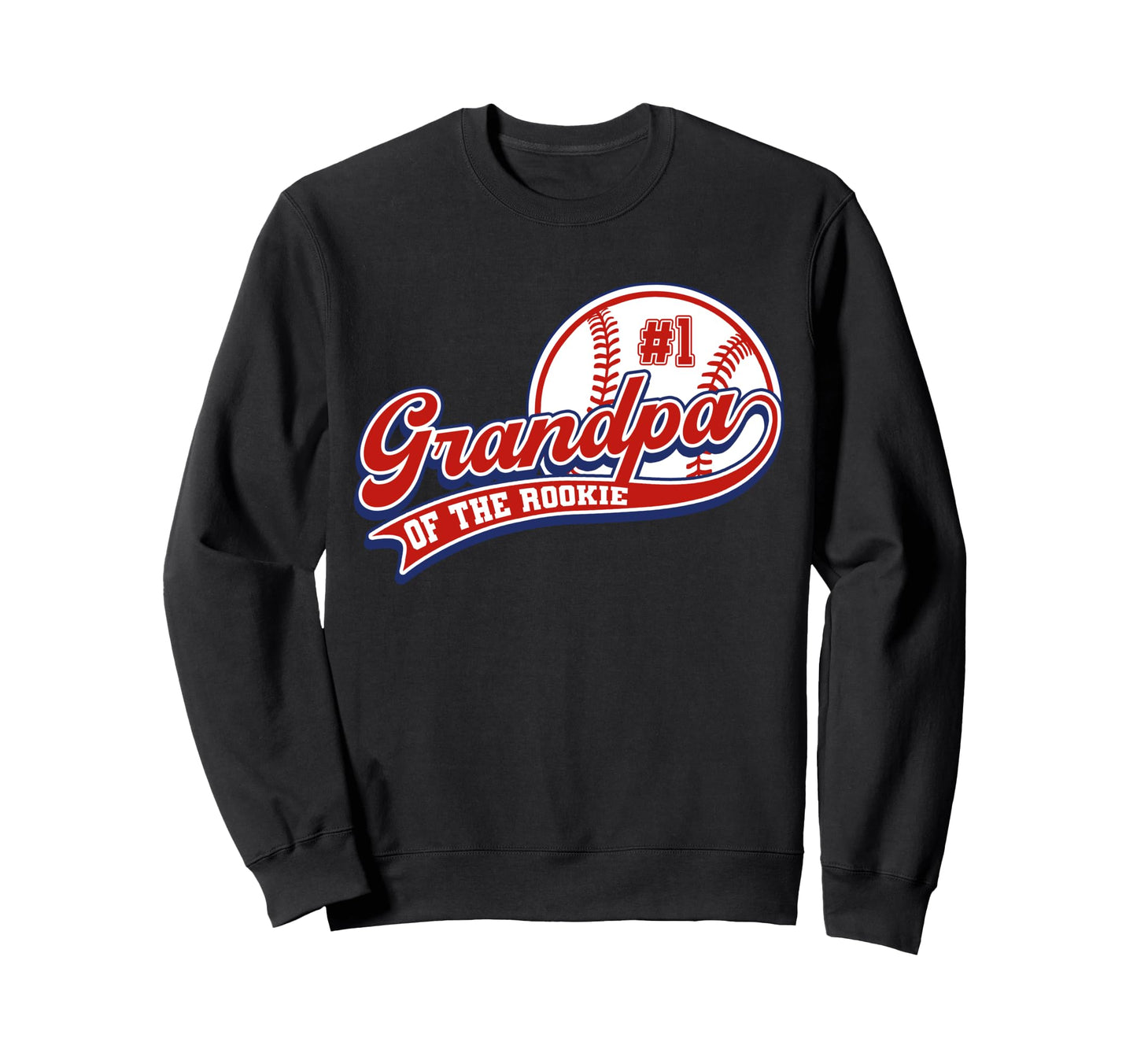 Grandpa Rookie Year 1St Birthday Sweatshirt - Graphic Print Men Women - T-Shirt, Sweatshirt, Hoodie
