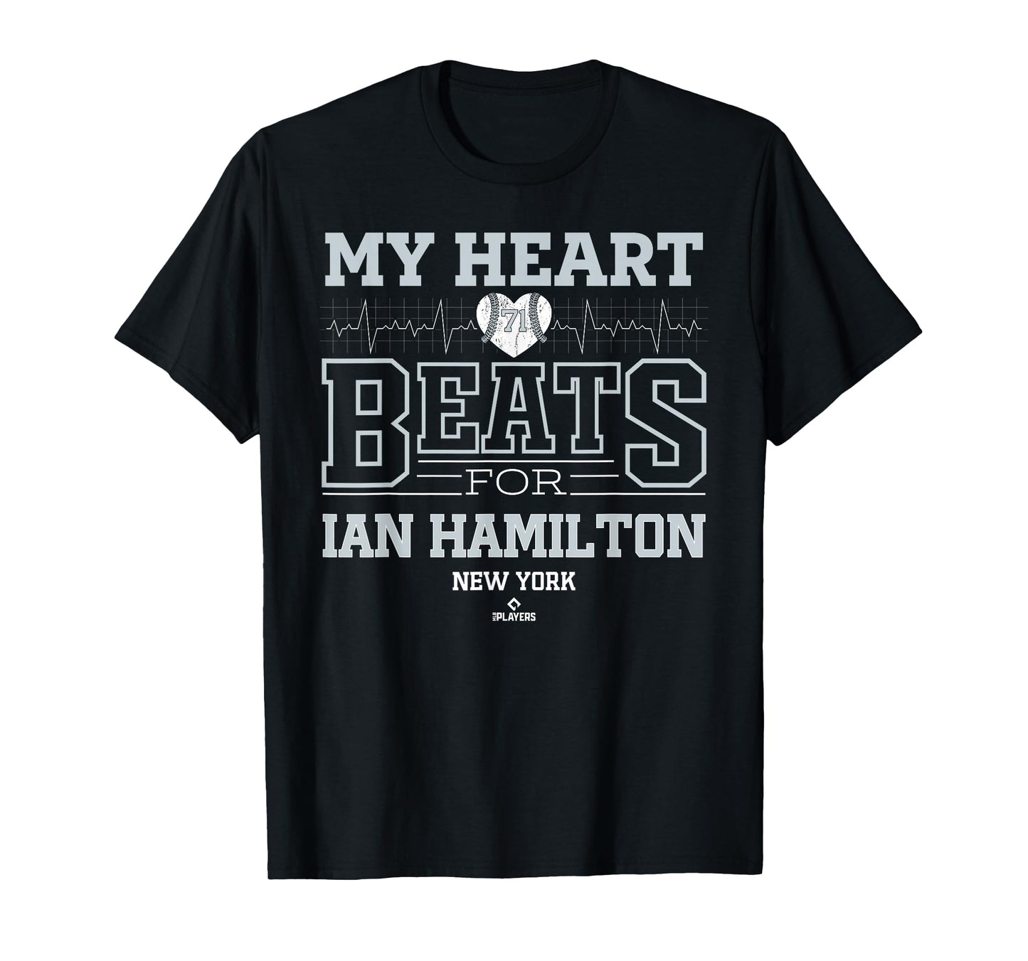My Heart Beats Ian Hamilton New York T-Shirt - Trendy Graphic Men Women - T-Shirt, Sweatshirt, Hoodie