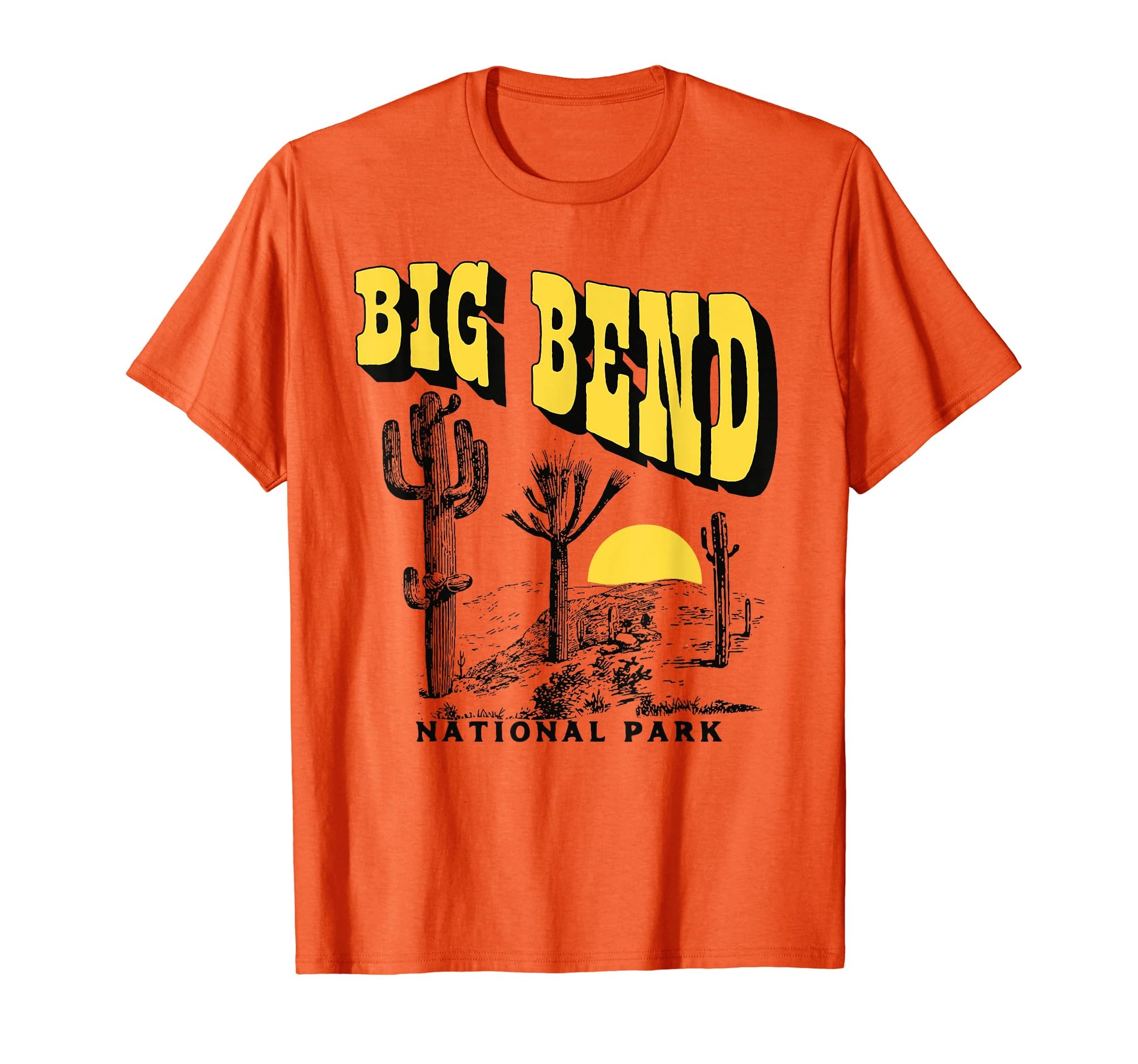 Big Bend National Park Saguaro T-Shirt - Custom Art Print for Adults - T-Shirt, Sweatshirt, Hoodie