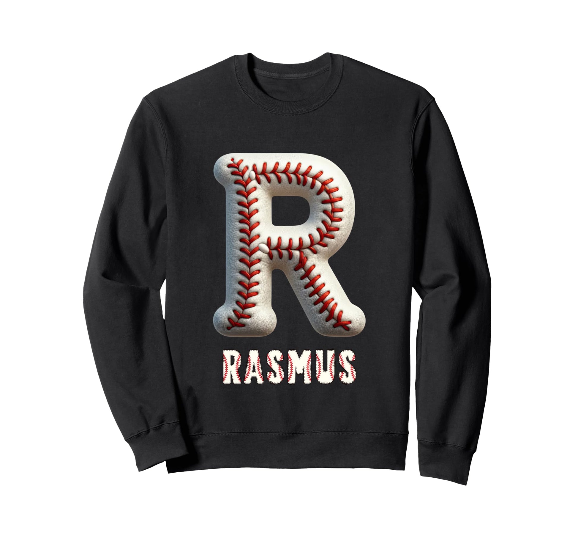 Baseball Home Run Leonid Initial Sweatshirt - Minimalist Print for Adults - T-Shirt, Sweatshirt, Hoodie