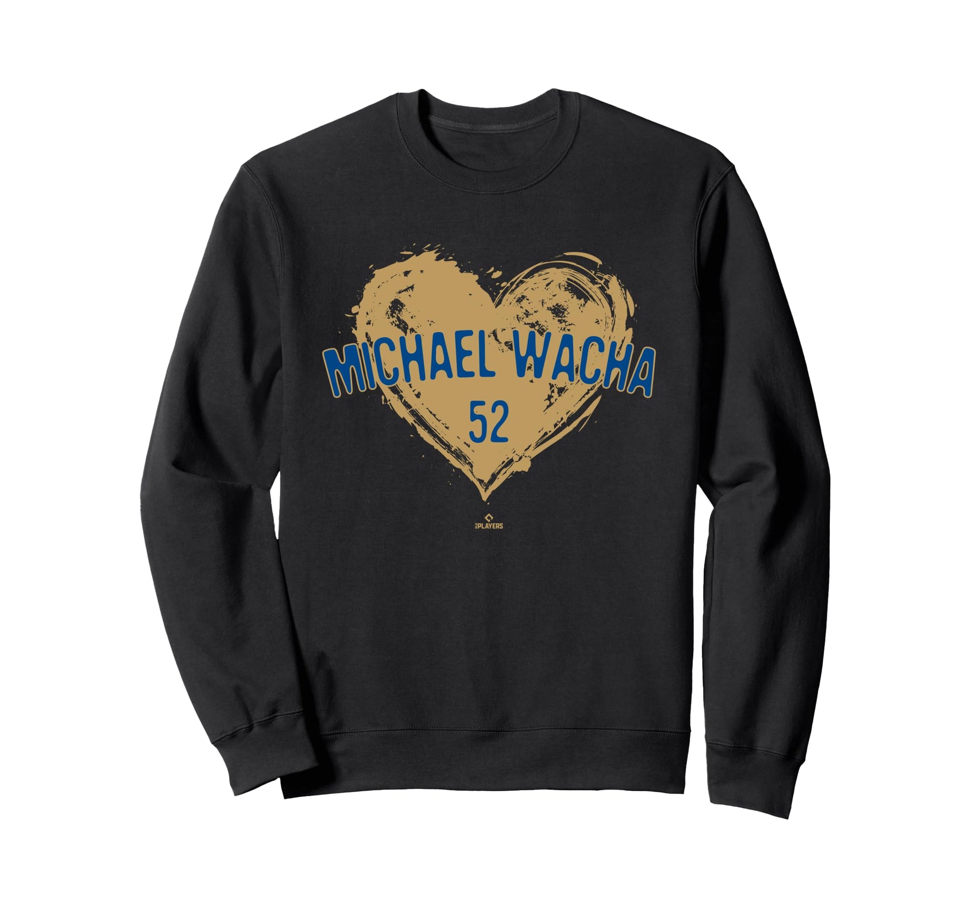Distressed Heart Michael Wacha Kansas Sweatshirt - Trendy Graphic Unisex - T-Shirt, Sweatshirt, Hoodie