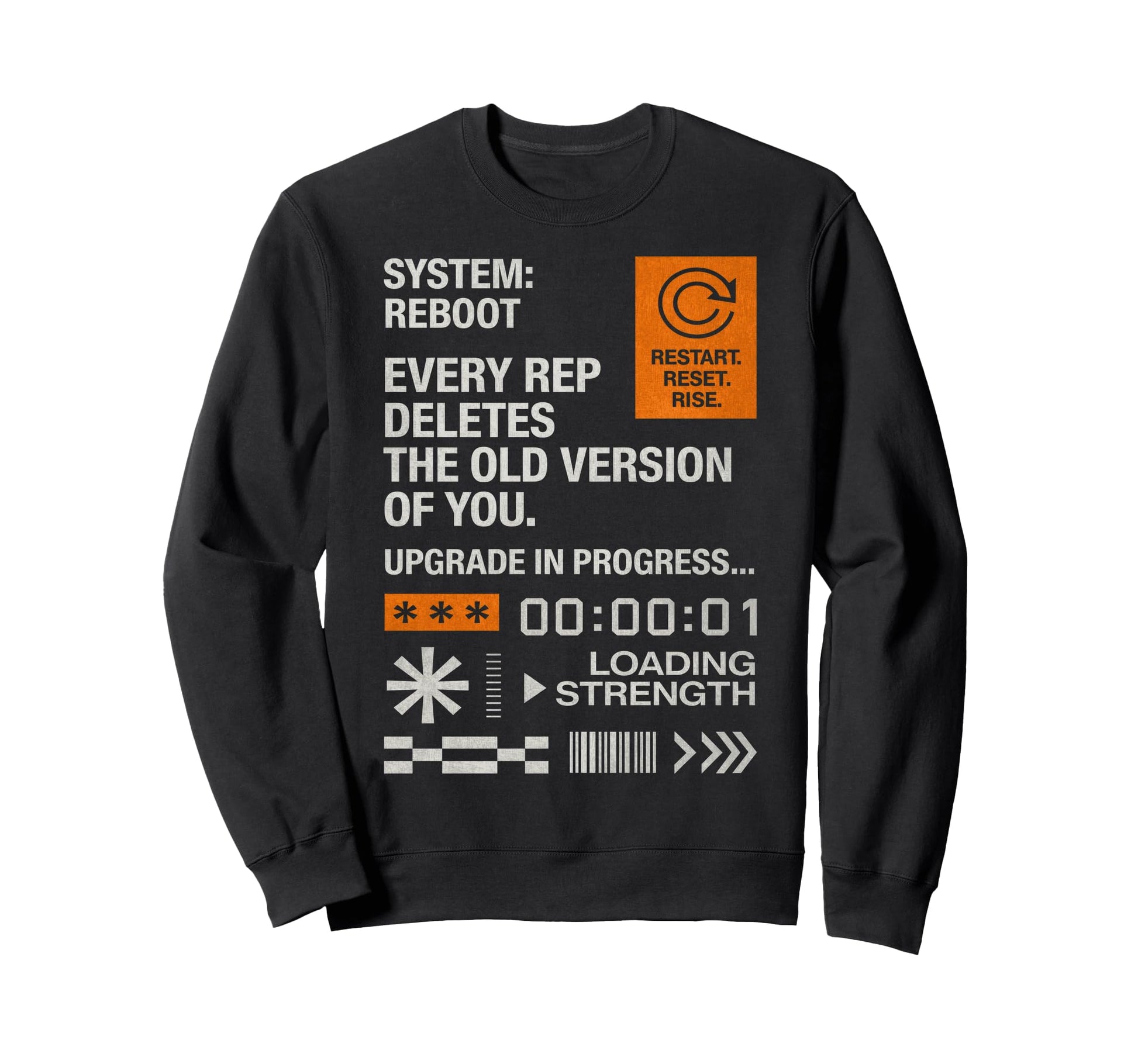 Y2K Fitness Gym Training Discipline Sweatshirt - Custom Art Print Unisex - T-Shirt, Sweatshirt, Hoodie