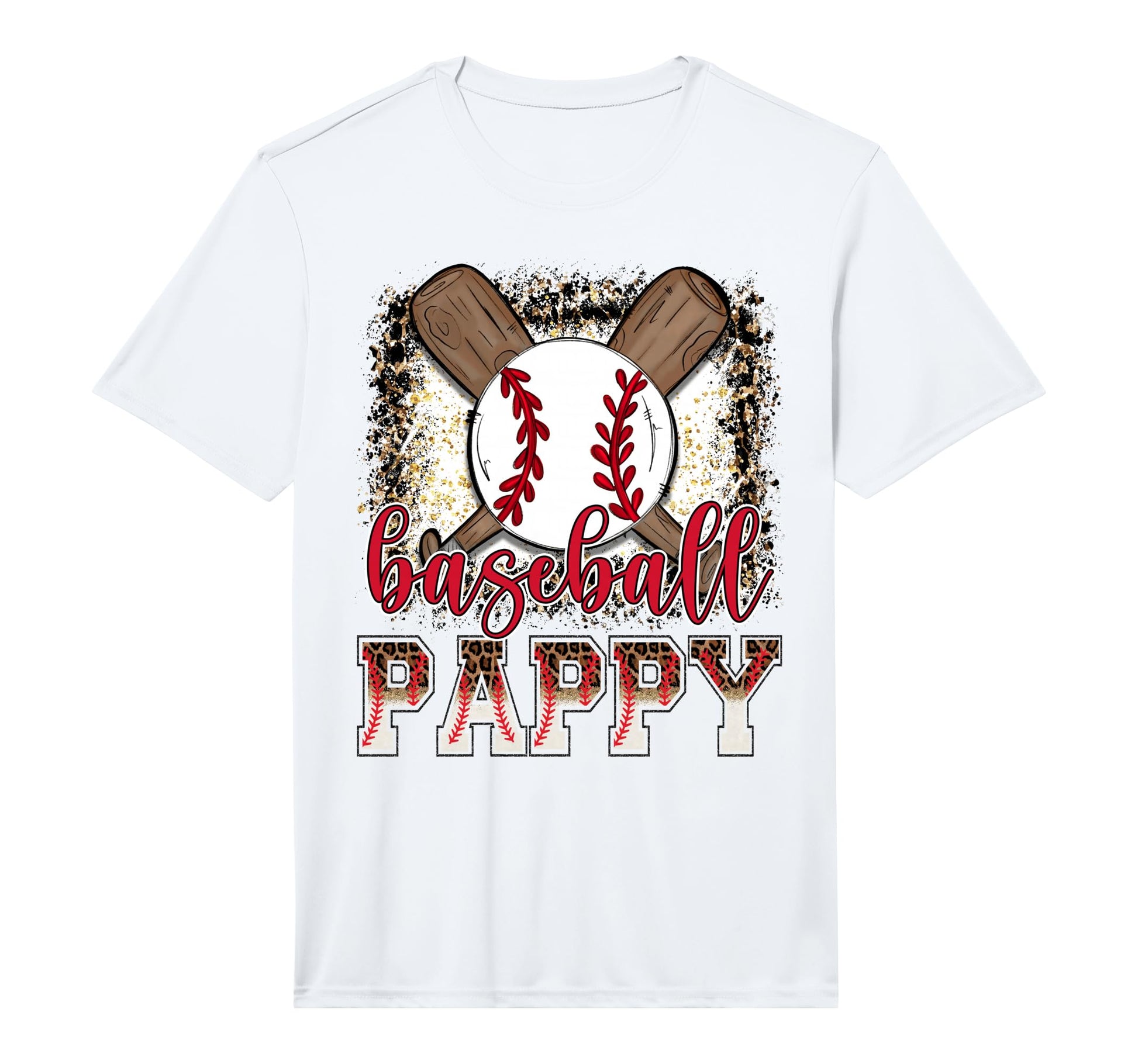 Baseball Pappy Leopard Proud Ball Pappy T-Shirt - Unique Graphic Men Women - T-Shirt, Sweatshirt, Hoodie