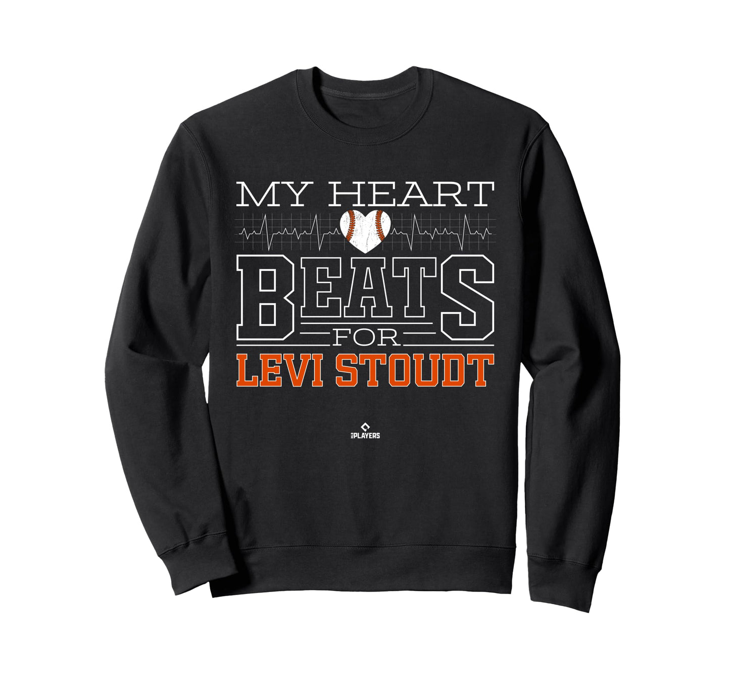 My Heart Beats Levi Stoudt Sweatshirt - Casual Everyday Wear for Adults - T-Shirt, Sweatshirt, Hoodie