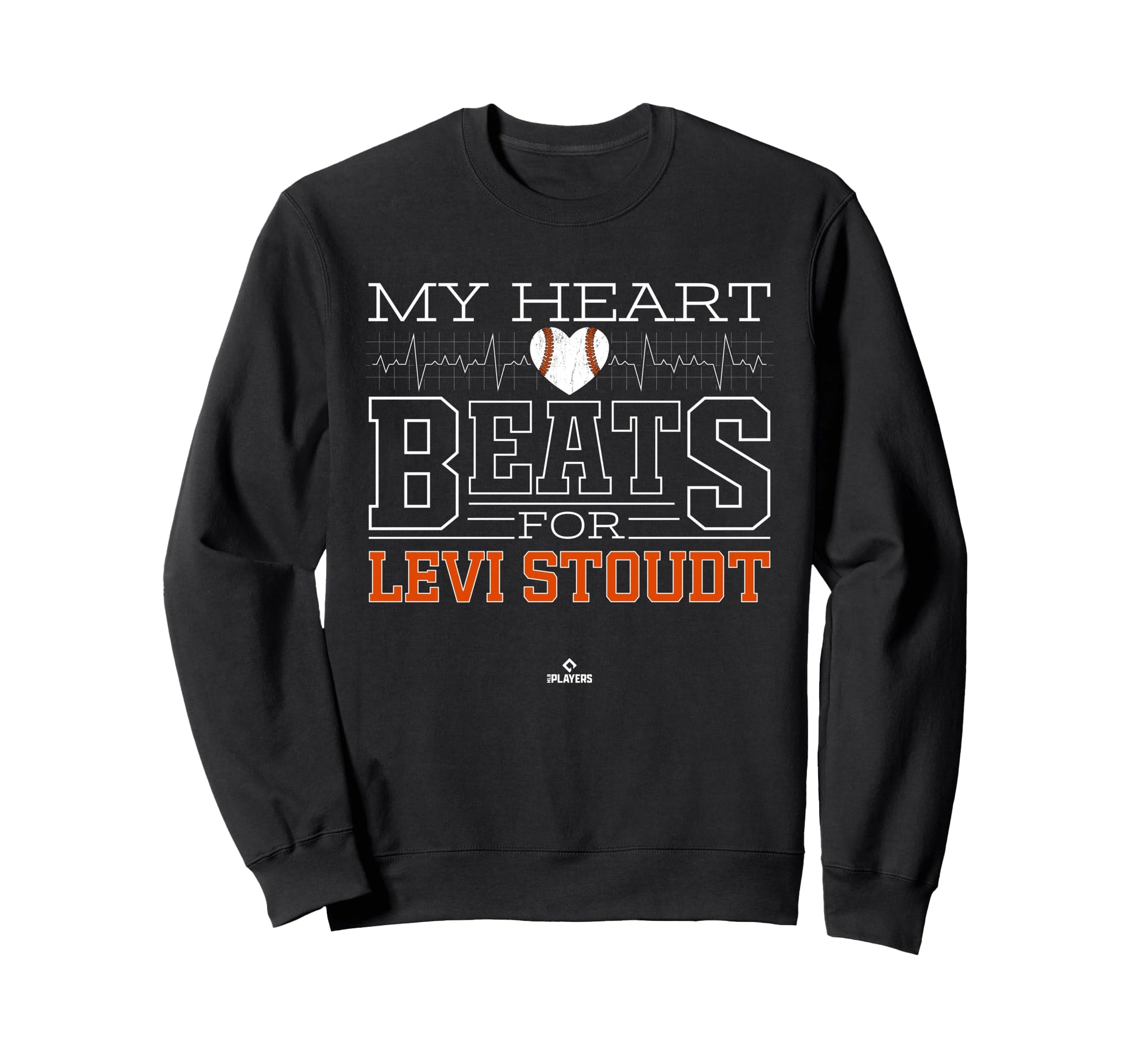 My Heart Beats Levi Stoudt Sweatshirt - Casual Everyday Wear for Adults - T-Shirt, Sweatshirt, Hoodie