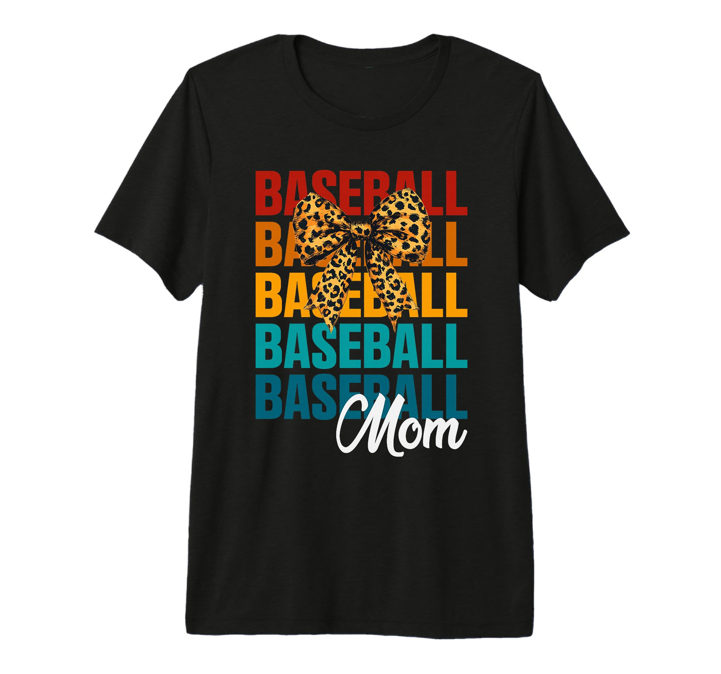 Coquette Bow Baseball Mom Baseball T-Shirt - Aesthetic Graphic for Adults - T-Shirt, Sweatshirt, Hoodie