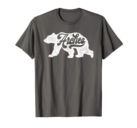 Arches National Park Bear 80S T-Shirt - Graphic Print Unisex - T-Shirt, Sweatshirt, Hoodie