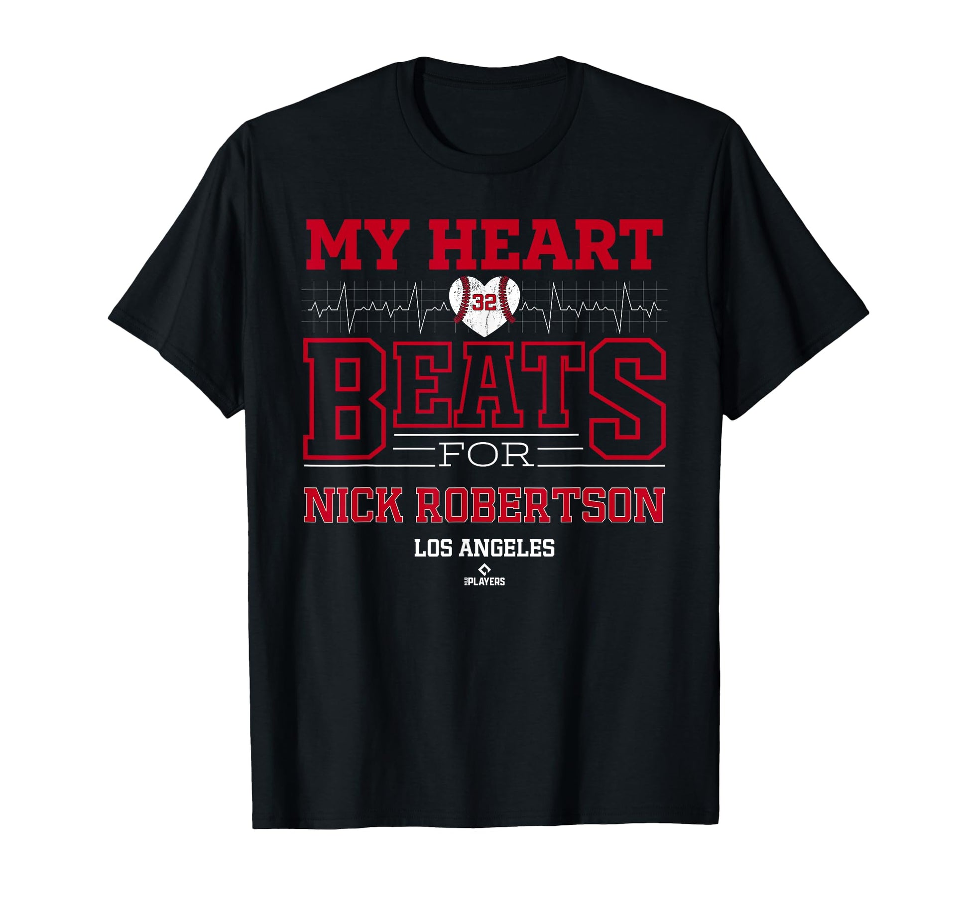 My Heart Beats Nick Robertson Los T-Shirt - Novelty Apparel Men Women - T-Shirt, Sweatshirt, Hoodie
