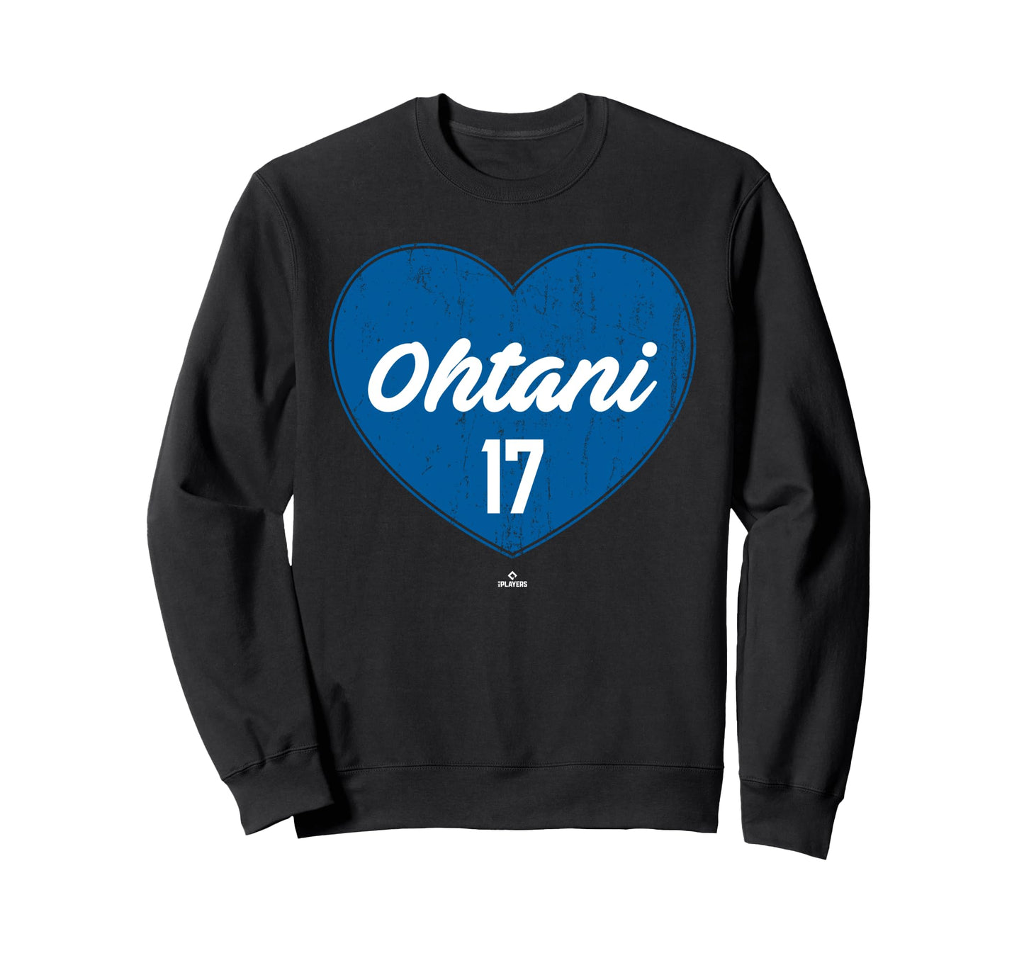 Distressed Heart Shohei Ohtani Sweatshirt - Aesthetic Graphic Men Women - T-Shirt, Sweatshirt, Hoodie