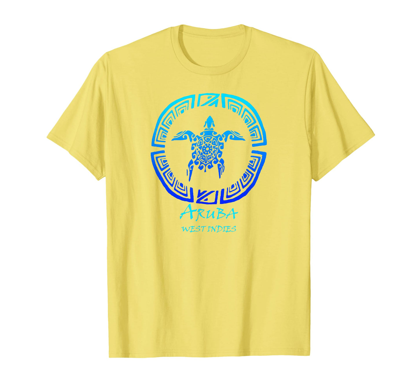 Aruba West Indies Tribal Turtle T-Shirt - Fun Novelty Design Men Women - T-Shirt, Sweatshirt, Hoodie