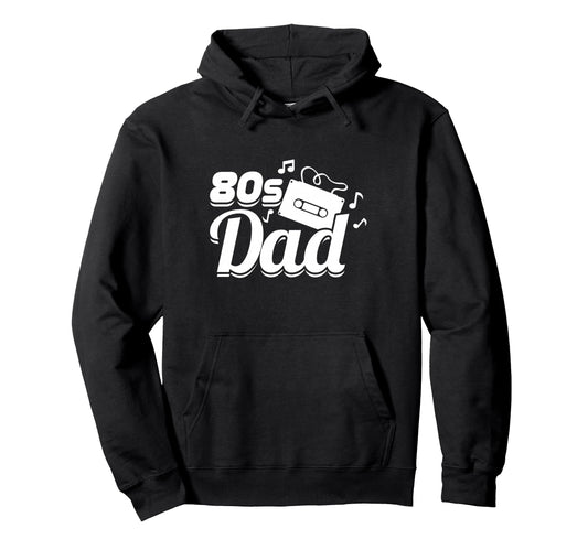 80S Dad Nostalgic Synthwave Hoodie - Graphic Print for Adults - T-Shirt, Sweatshirt, Hoodie