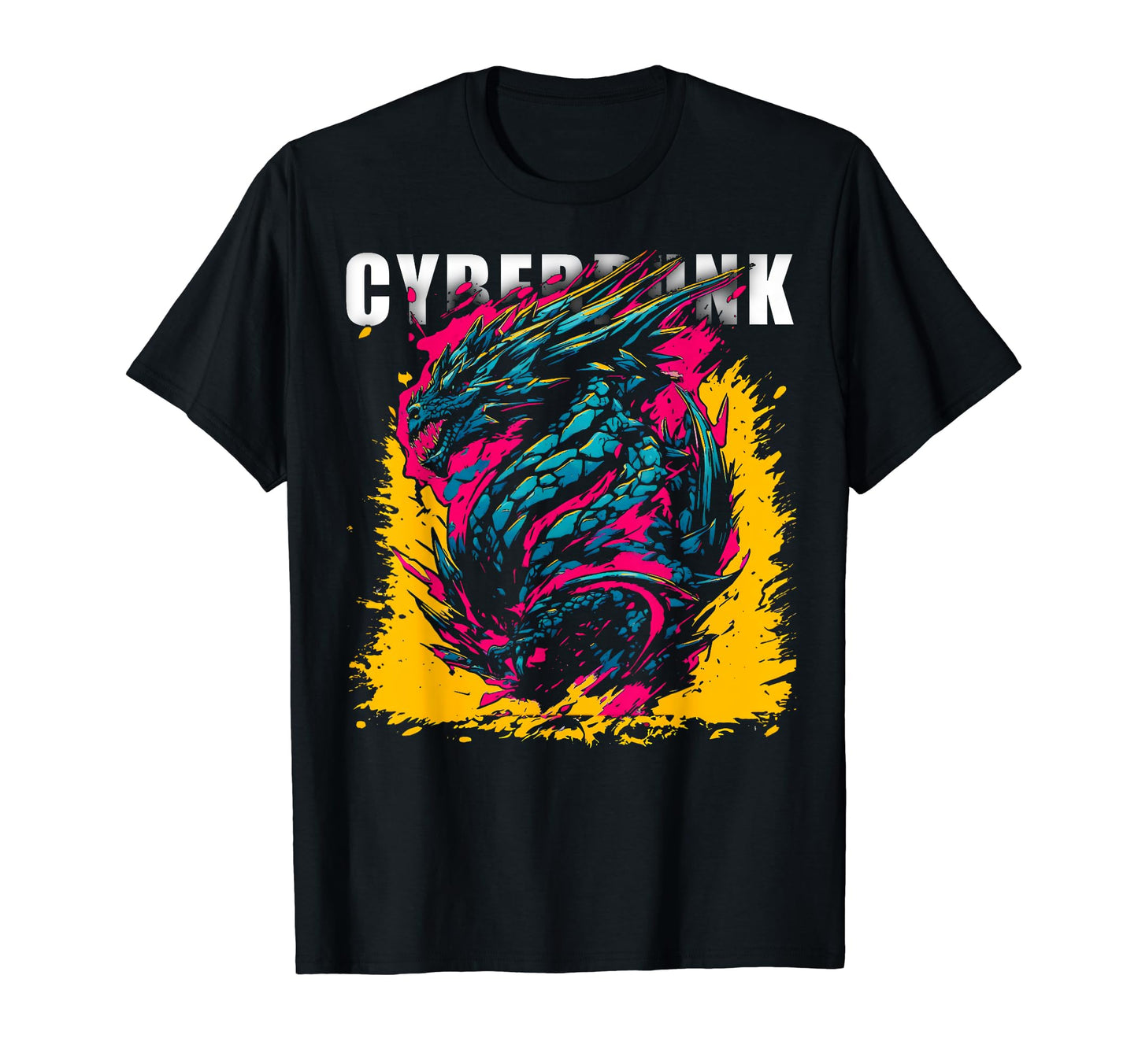 Cyberpunk Dragon Futuristic Anime T-Shirt - Novelty Apparel Men Women - T-Shirt, Sweatshirt, Hoodie