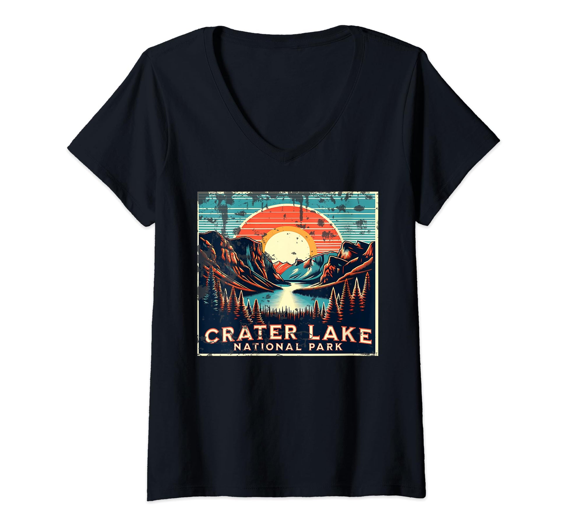 Crater Lake National Park Oregon Usa Hoodie - Streetwear Style Men Women - T-Shirt, Sweatshirt, Hoodie