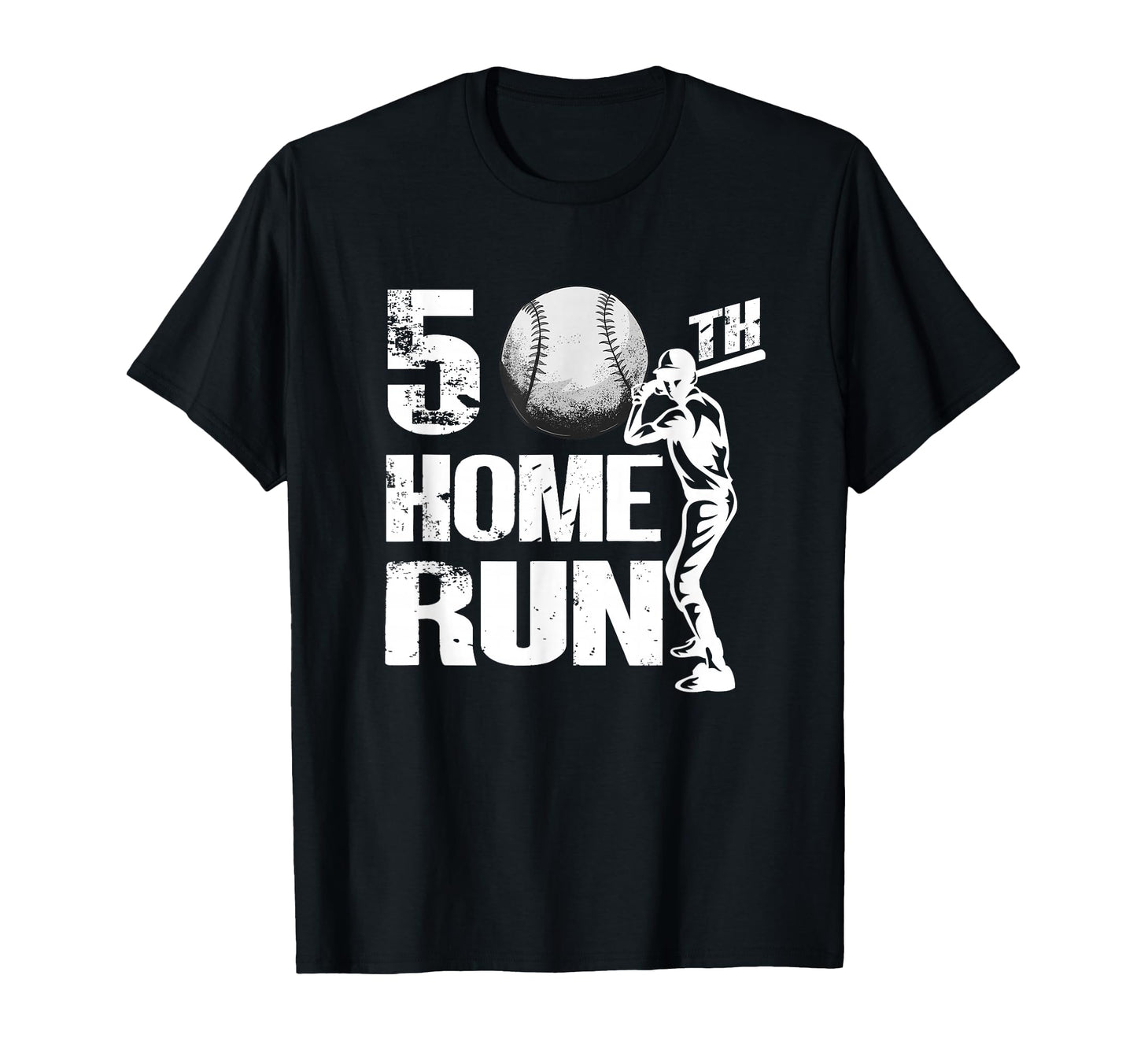 50 Years Old Baseball 50Th Birthday T-Shirt - Custom Art Print Men Women - T-Shirt, Sweatshirt, Hoodie