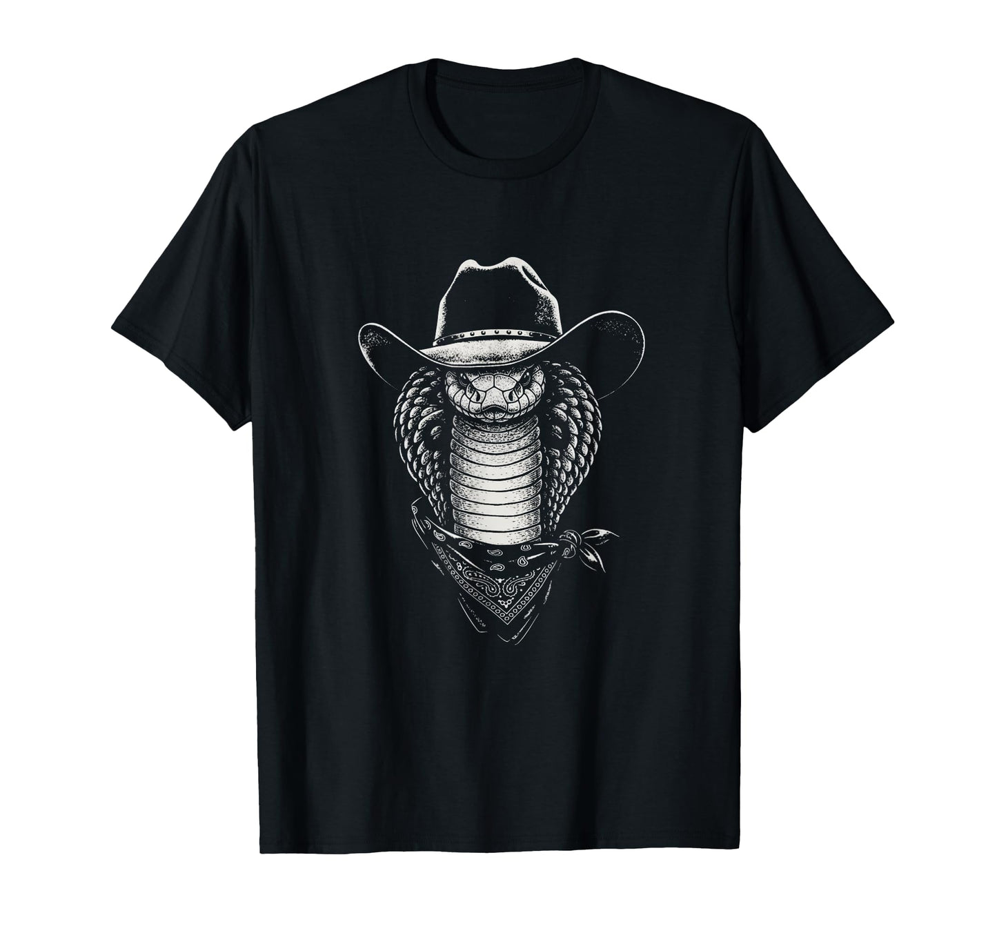 Cobra Cowboy Portrait Western Snake T-Shirt - Aesthetic Graphic Men Women - T-Shirt, Sweatshirt, Hoodie